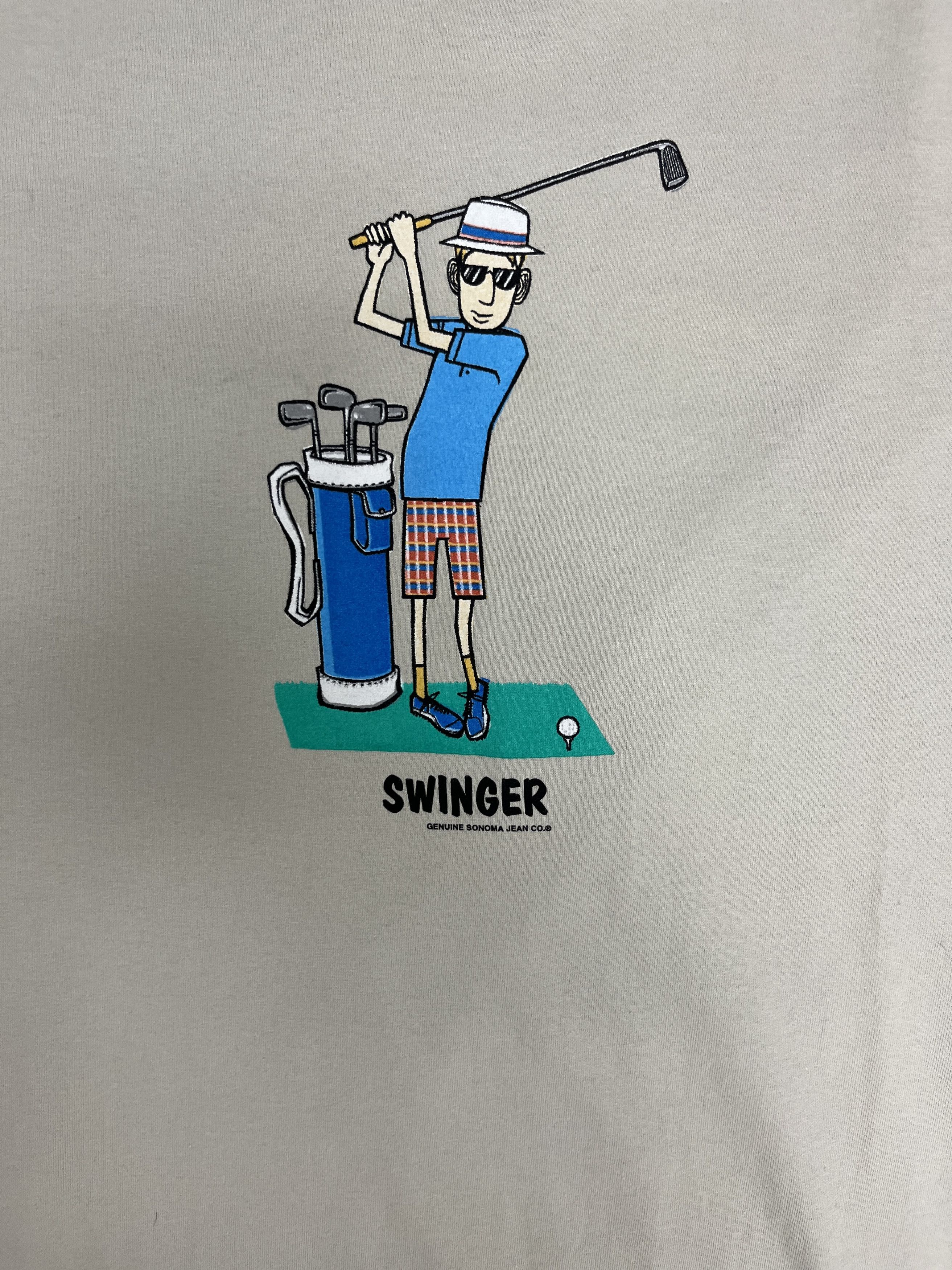 Sonoma × Vintage Genuine Sanoma Golf Swinger Vintage T-Shirt Tee Size US XXL / EU 58 / 5 - 2 Thumbnail