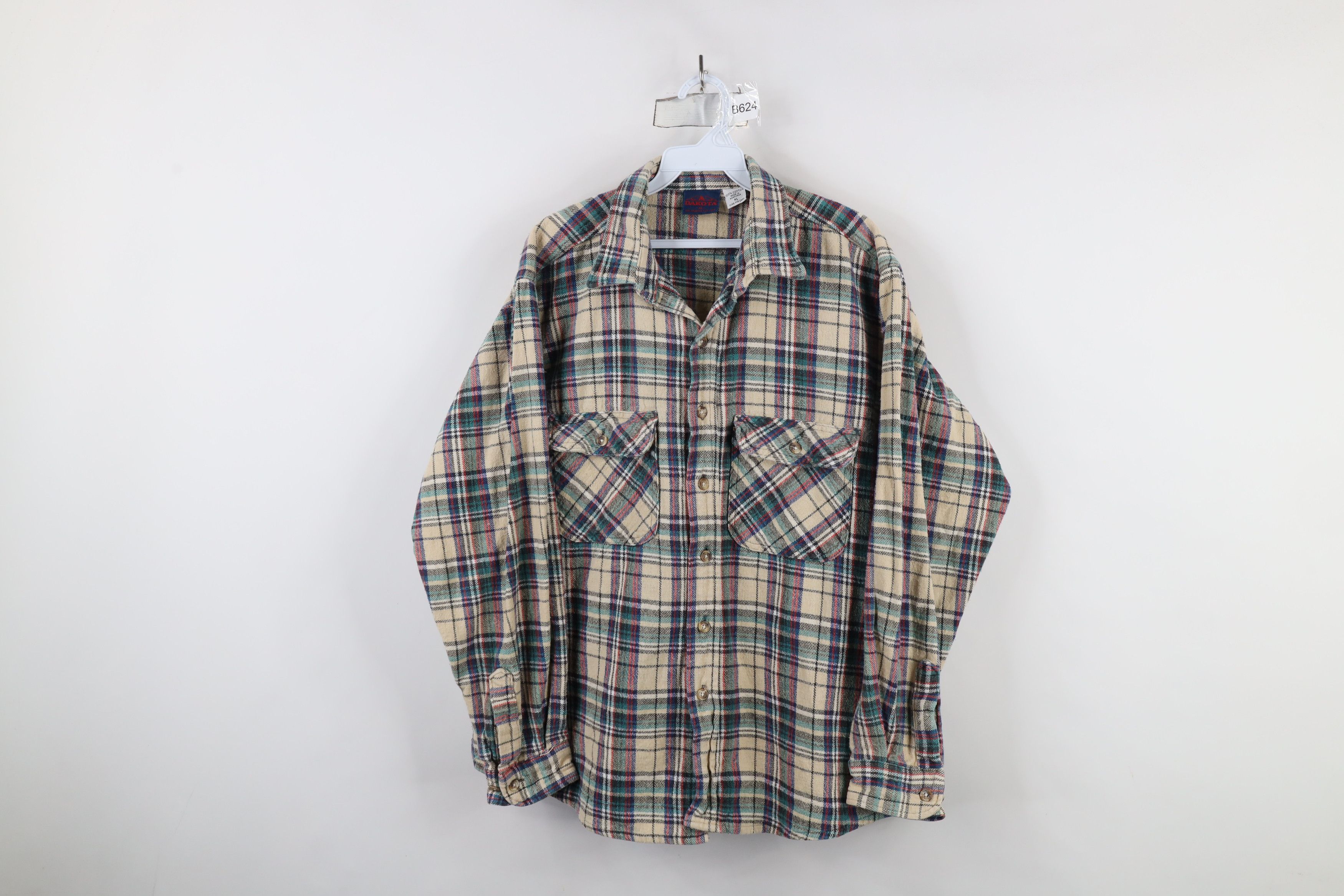 Vintage Vintage 90s Streetwear Heavyweight Workwear Button Shirt Size US XL / EU 56 / 4 - 1 Thumbnail