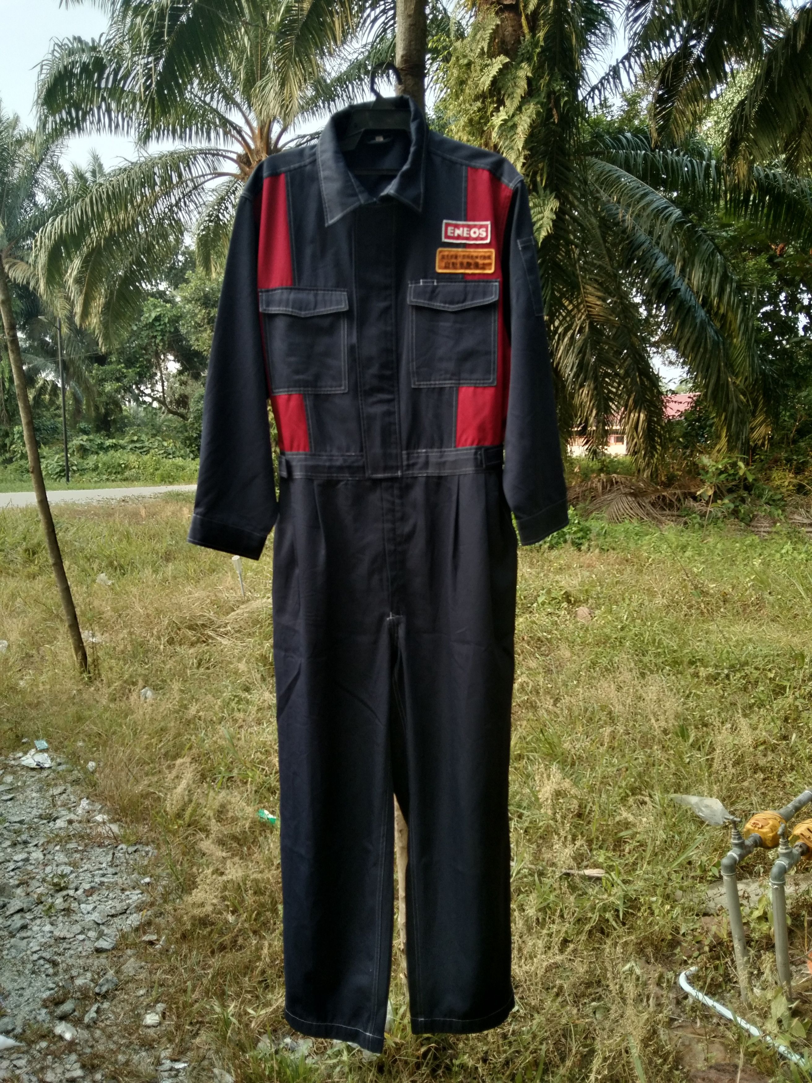VINTAGE COVERALL/ENEOS MOTOROIL JAPAN