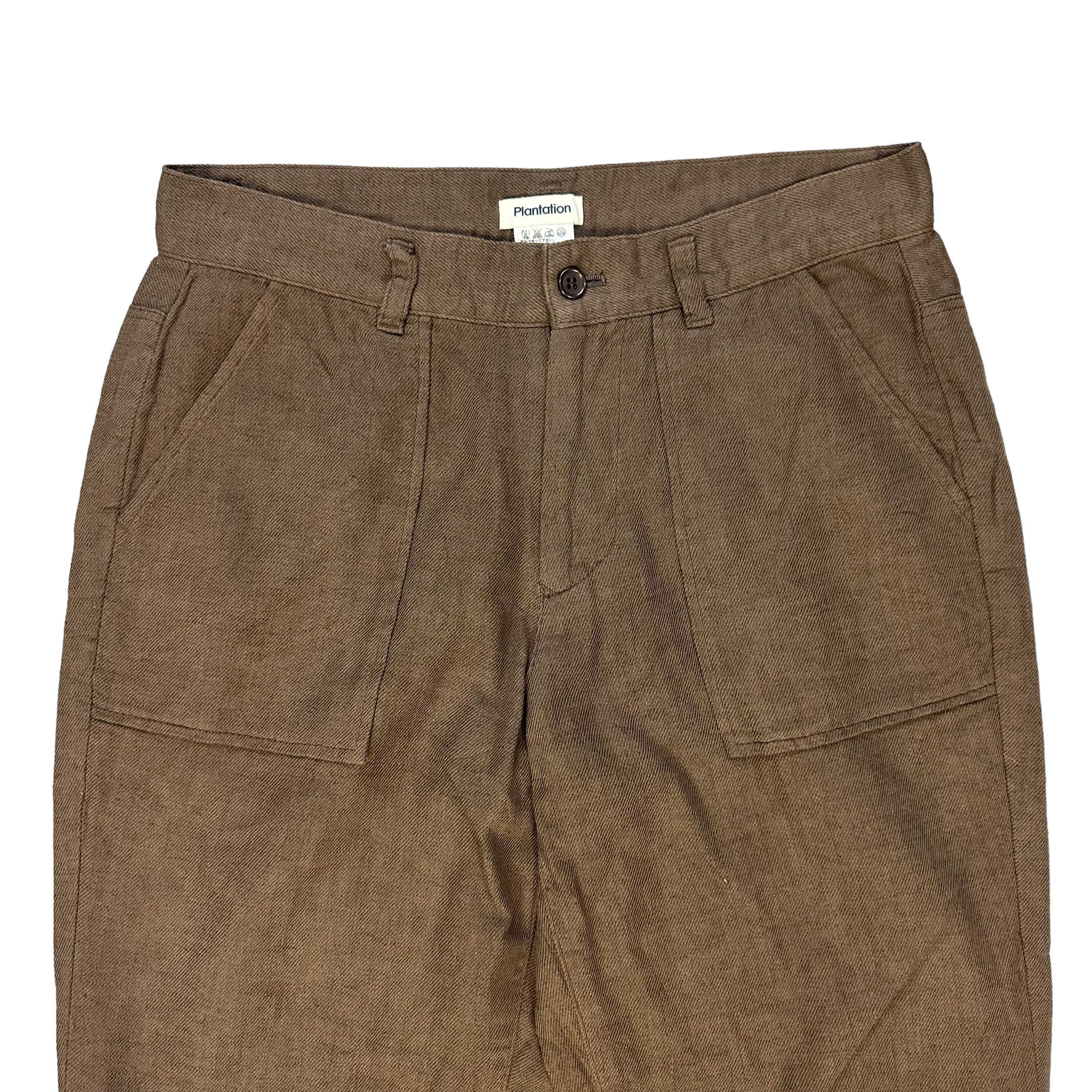 Issey Miyake PLANTATION ISSEY MIYAKE CROP PANTS #8889-035 Size 30" / US 8 / IT 44 - 2 Thumbnail