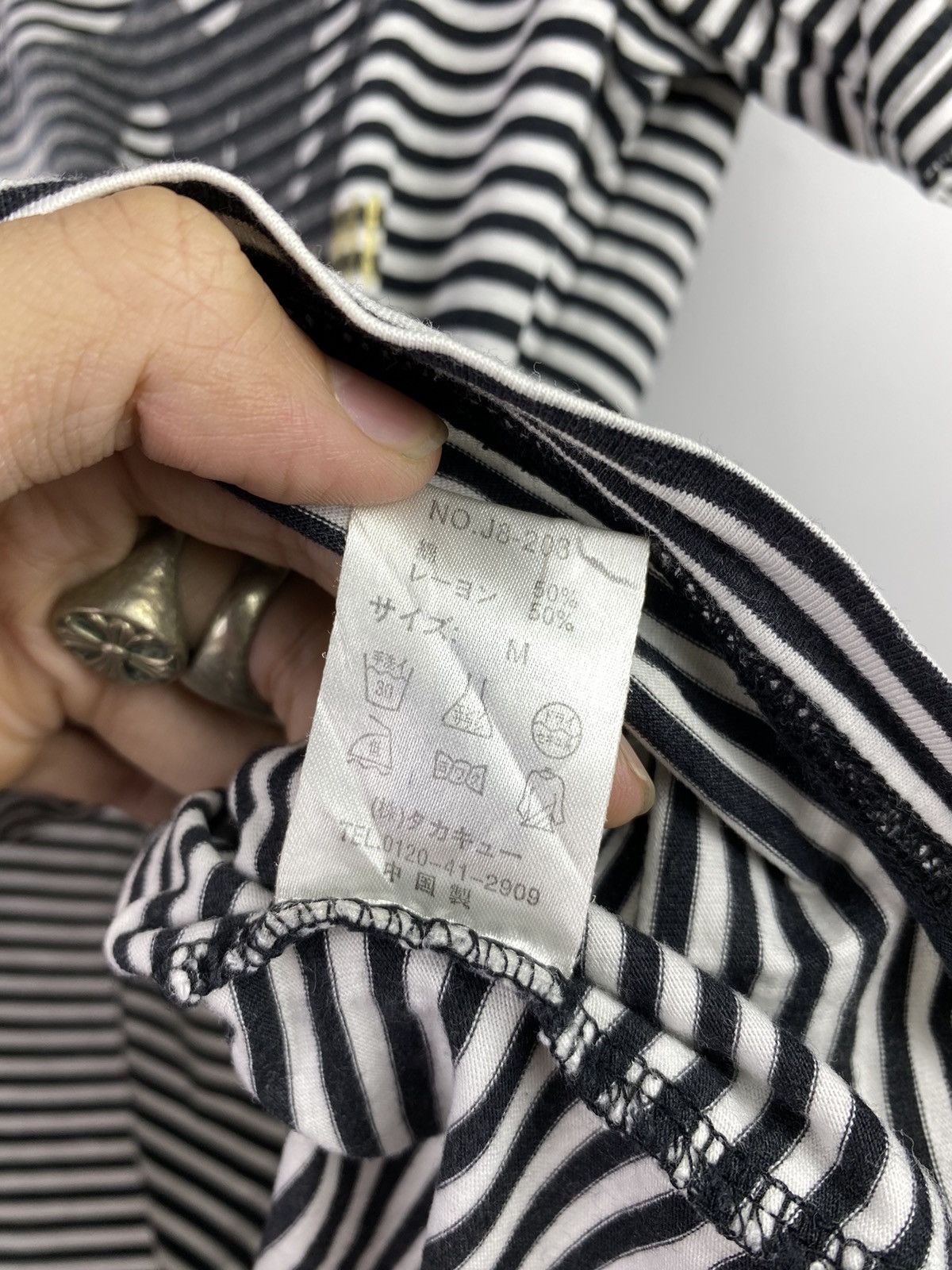 Beauty Beast × Hysteric Glamour × Japanese Brand japanese brand stripe tee semantic design poem Size US M / EU 48-50 / 2 - 8 Thumbnail