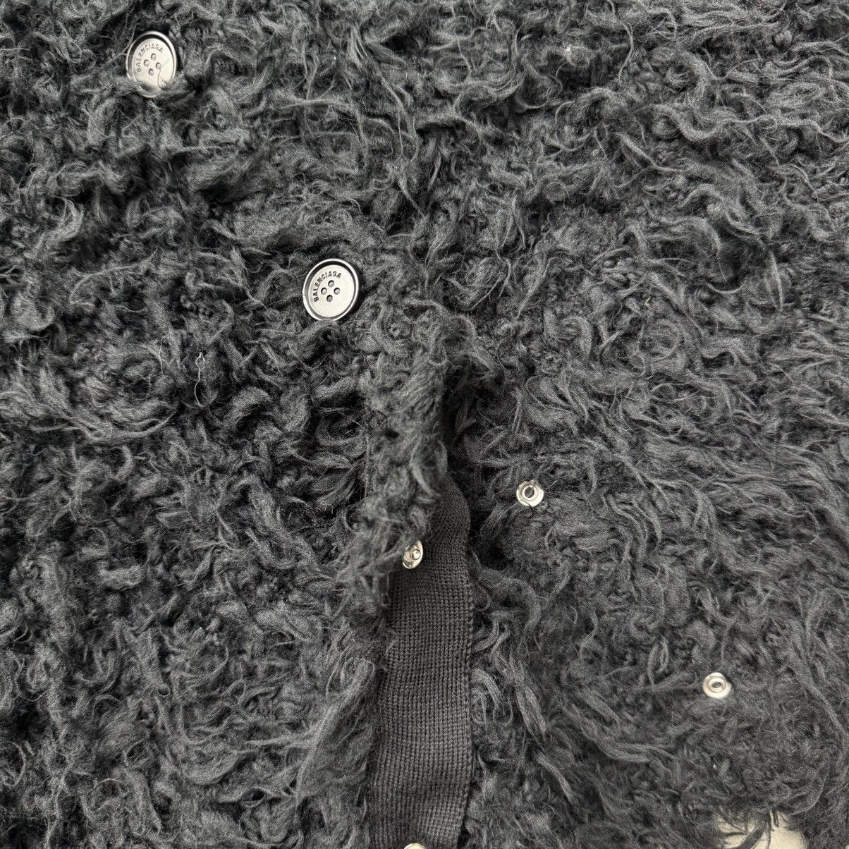 Balenciaga Balenciaga Faux Fur Button Up Hoodie Size US M / EU 48-50 / 2 - 5 Thumbnail