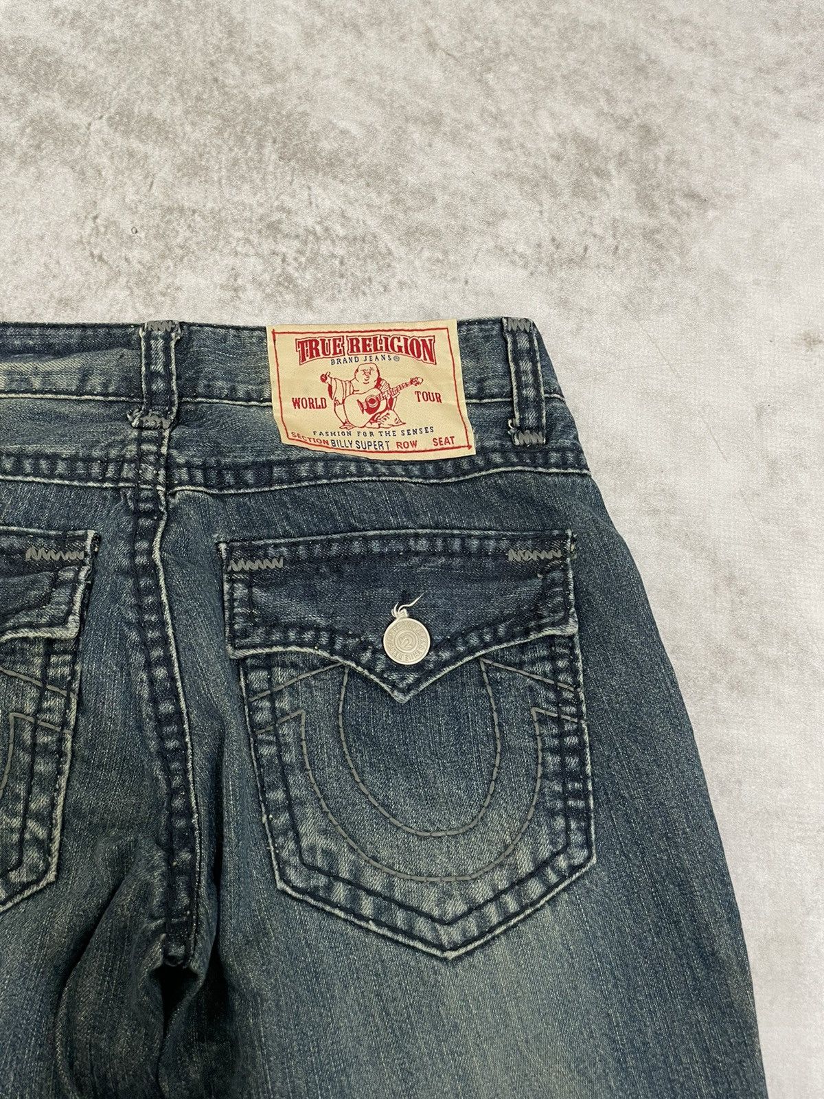 Hysteric Glamour 2000s True Religion Wash Denim y2k style Size US 30 / EU 46 - 7 Thumbnail