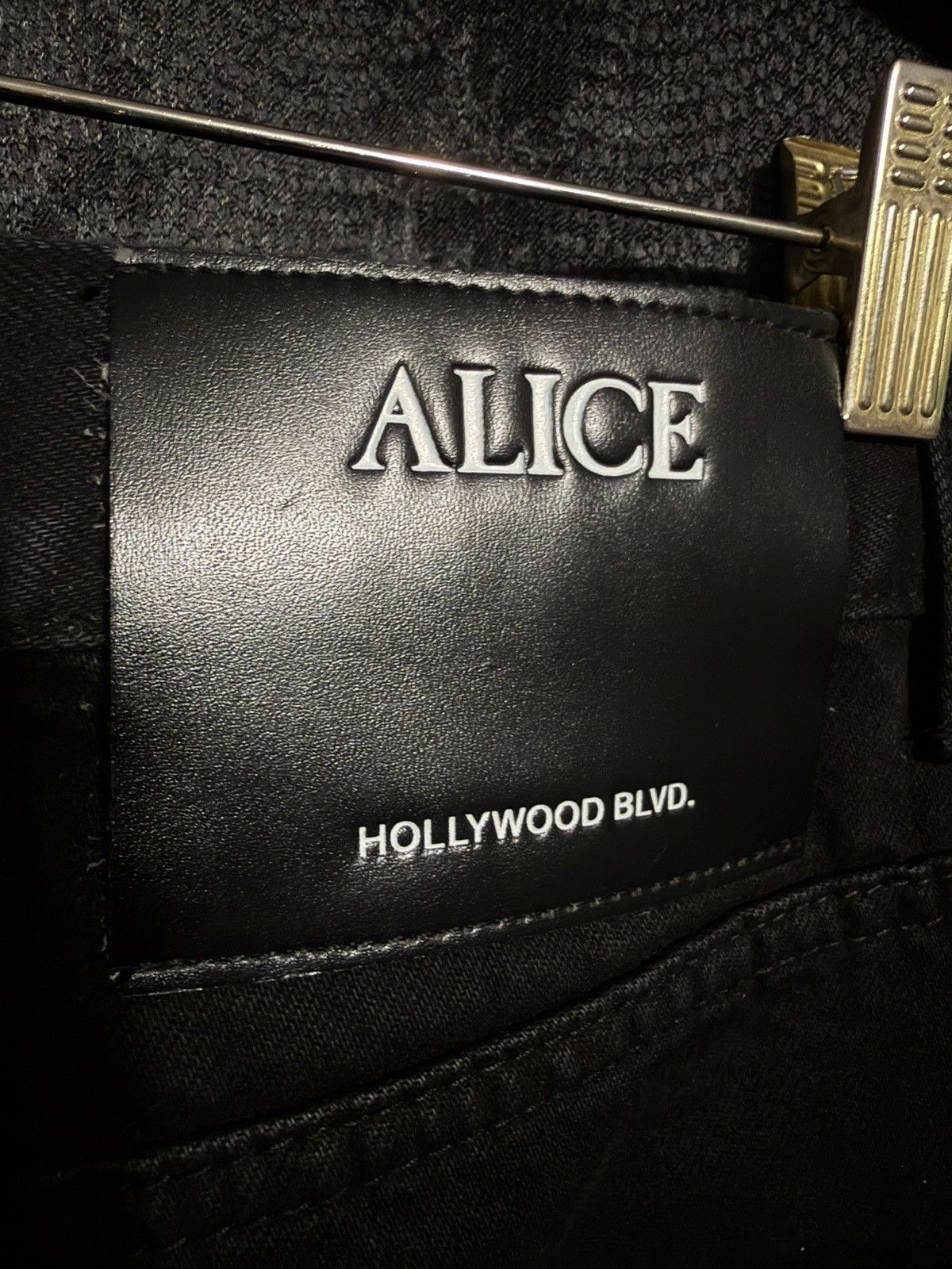 Alice Hollywood Palladium Jeans Jet Black Size US 33 - 6 Thumbnail