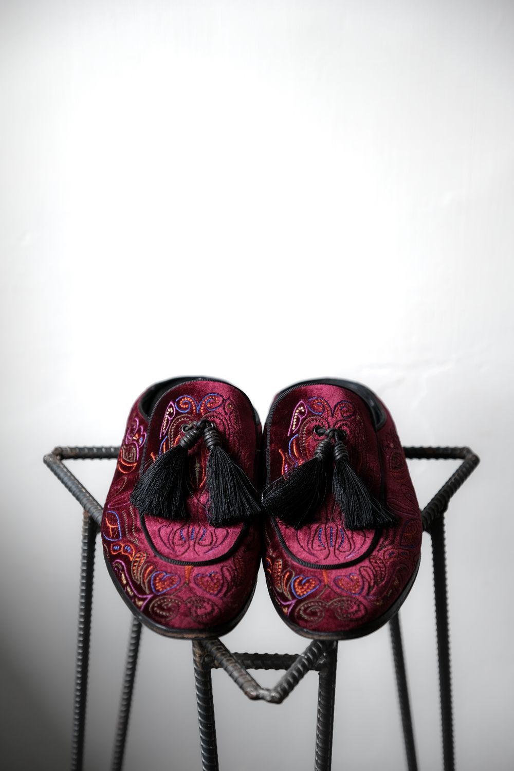 Other ANGELO RUFFO Velvet Mules Size US 9 / EU 42 - 2 Thumbnail