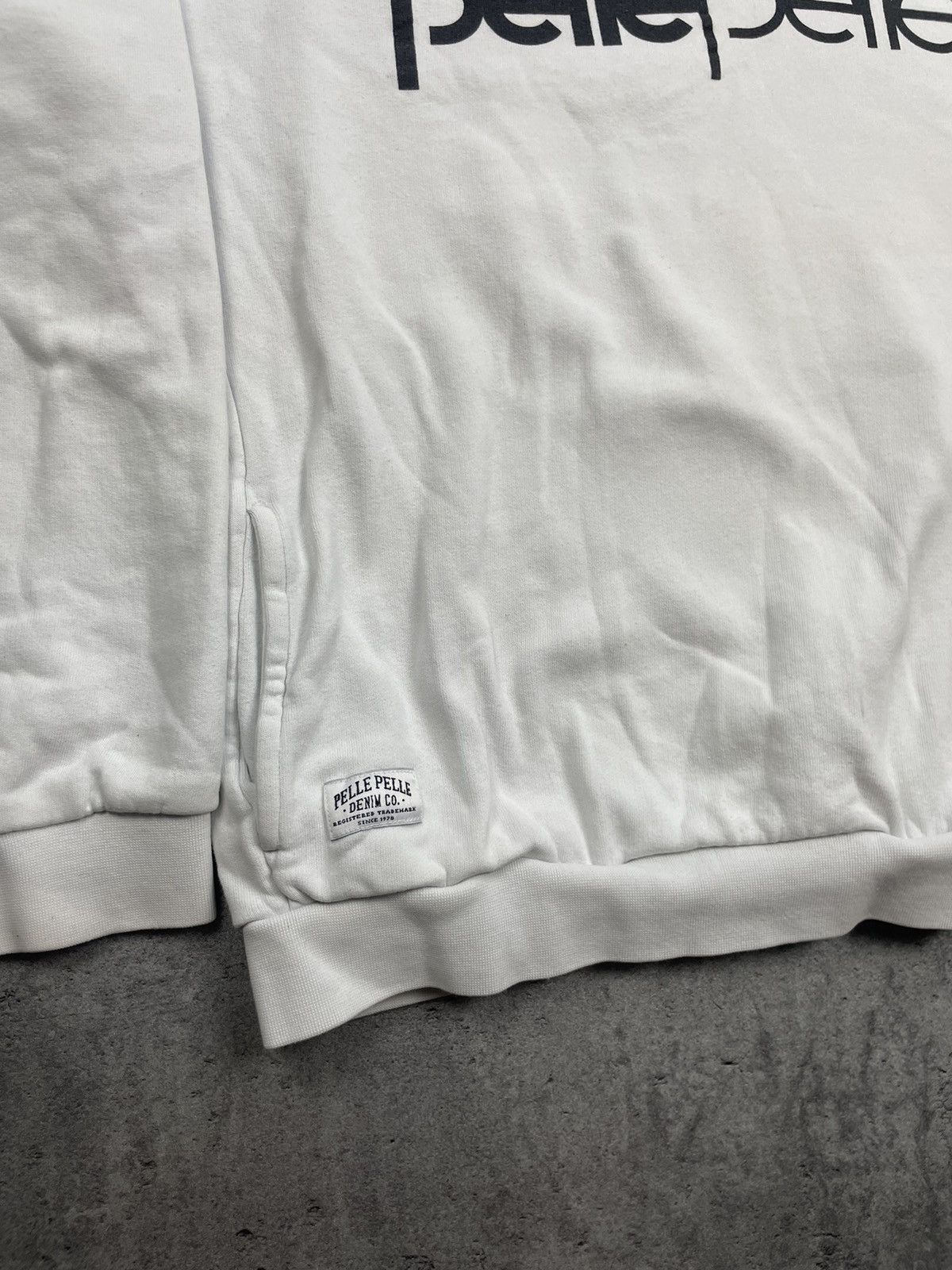 Pelle Pelle × Rap Tees Pelle Pelle vintage retro crewneck hoodie white rap hip hop Size US M / EU 48-50 / 2 - 3 Thumbnail