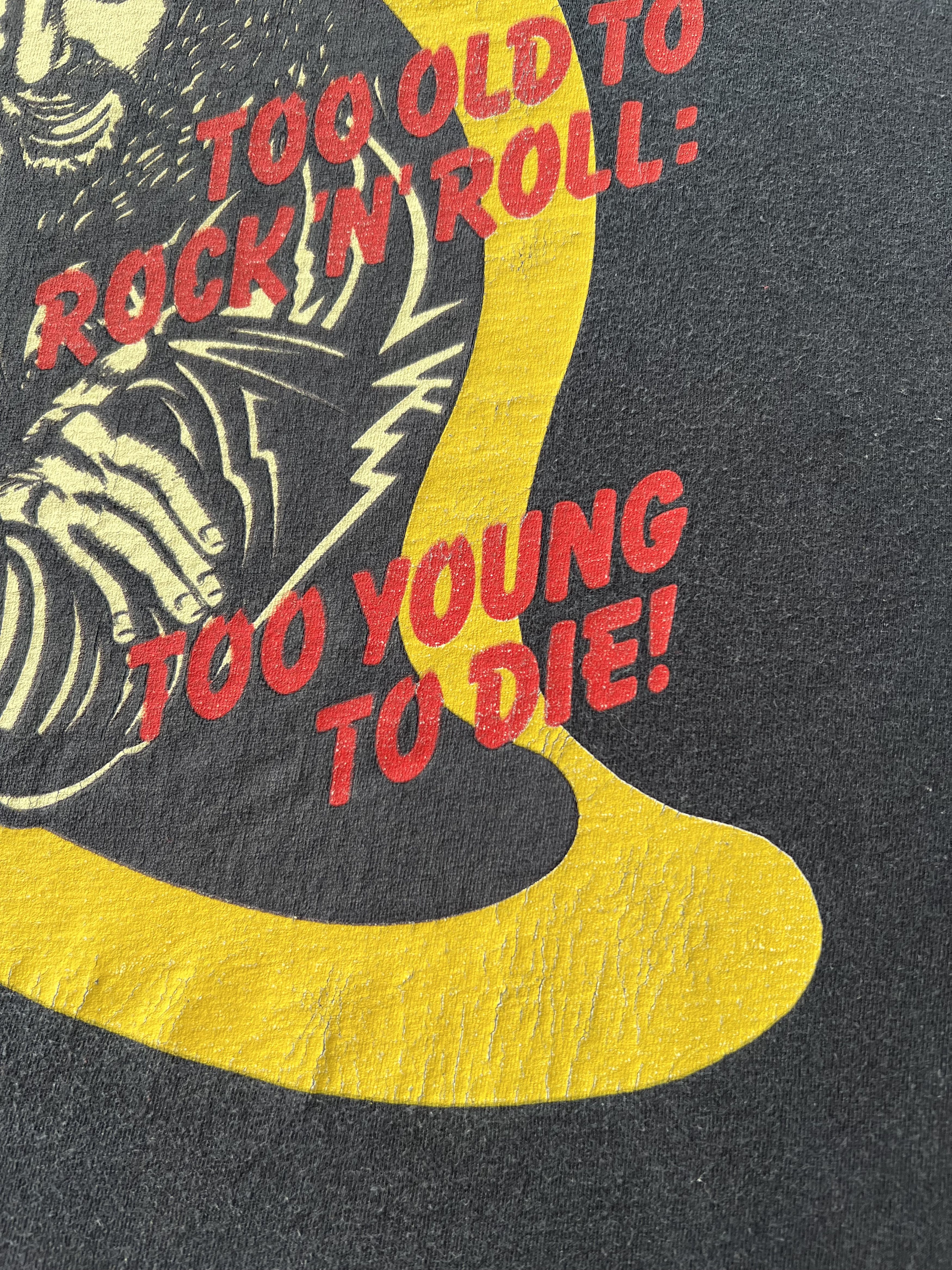 Band Tees Vintage 2000s Jethro Tull Too Old to Rock n Roll T-shirt Size US XL / EU 56 / 4 - 7 Thumbnail