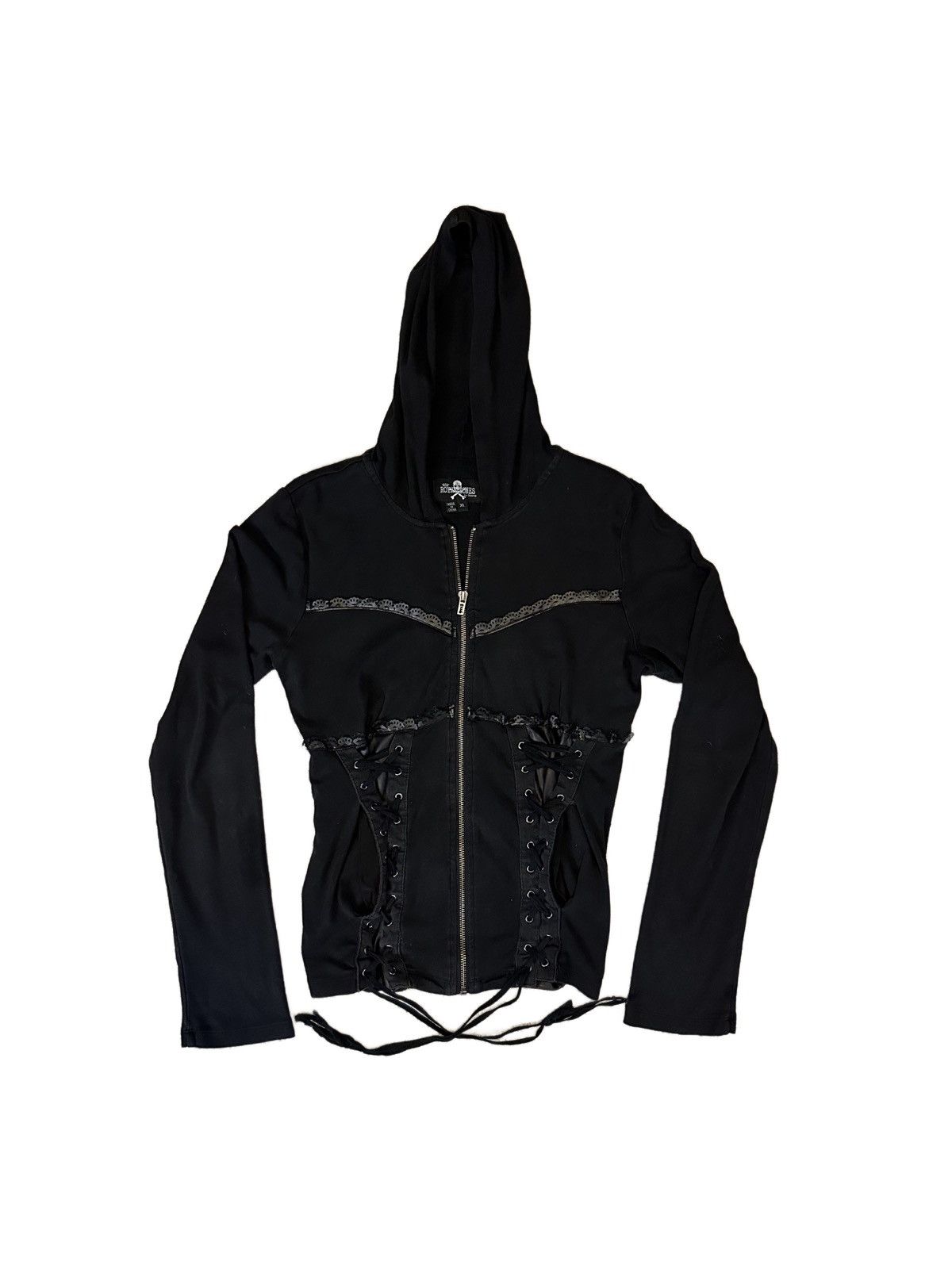 Other Royal Bones Corset Zip Up Hoodie Size XL / US 12-14 / IT 48-50 - 1 Thumbnail