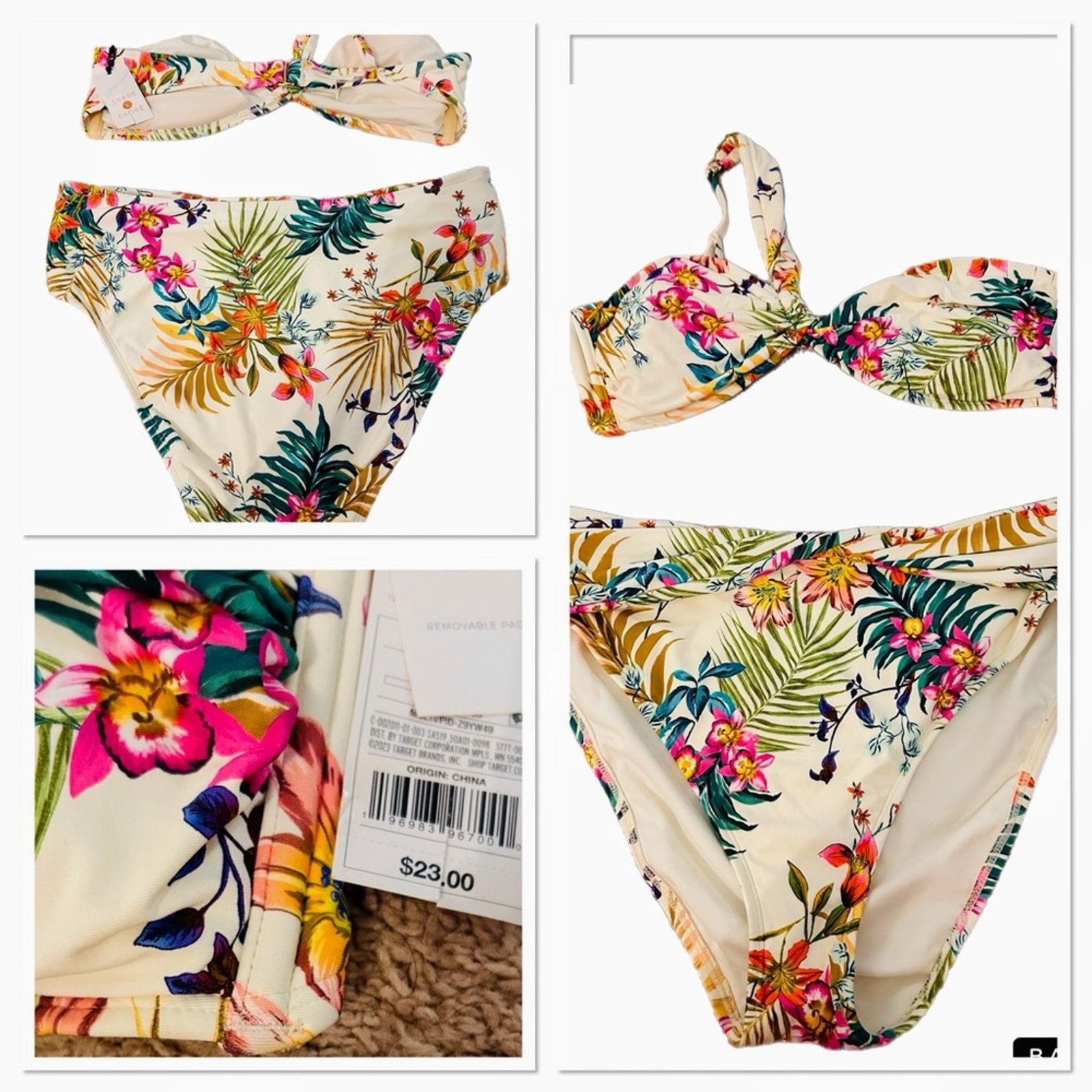 Target Basics HUGE Lot!12+ swimsuits One & 2 pieces! Great for Re-Sell! Size ONE SIZE - 1 Thumbnail