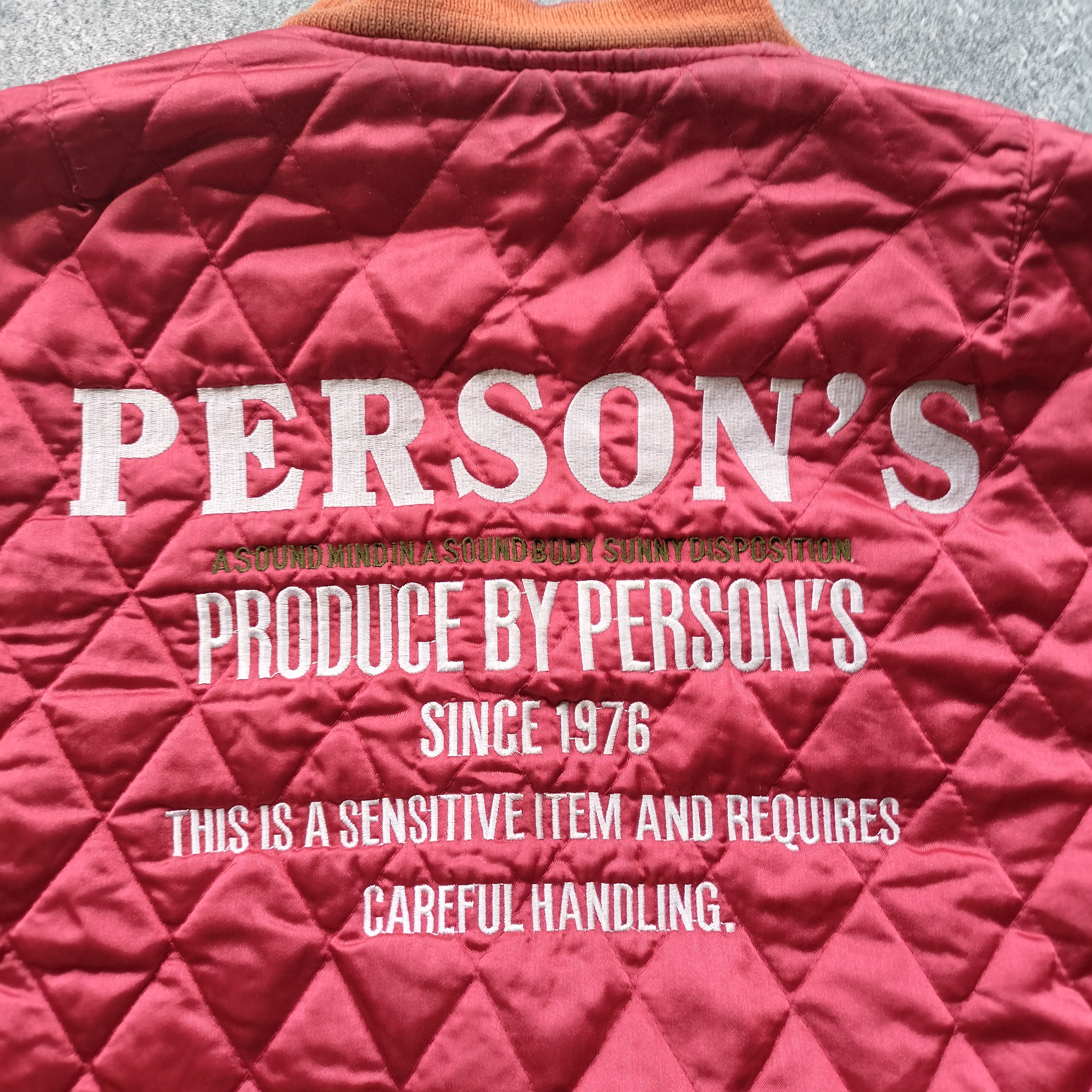 Japanese Brand × PERSON'S × Vintage Reversible vintage person's bomber quilted jacket Size US M / EU 48-50 / 2 - 6 Thumbnail