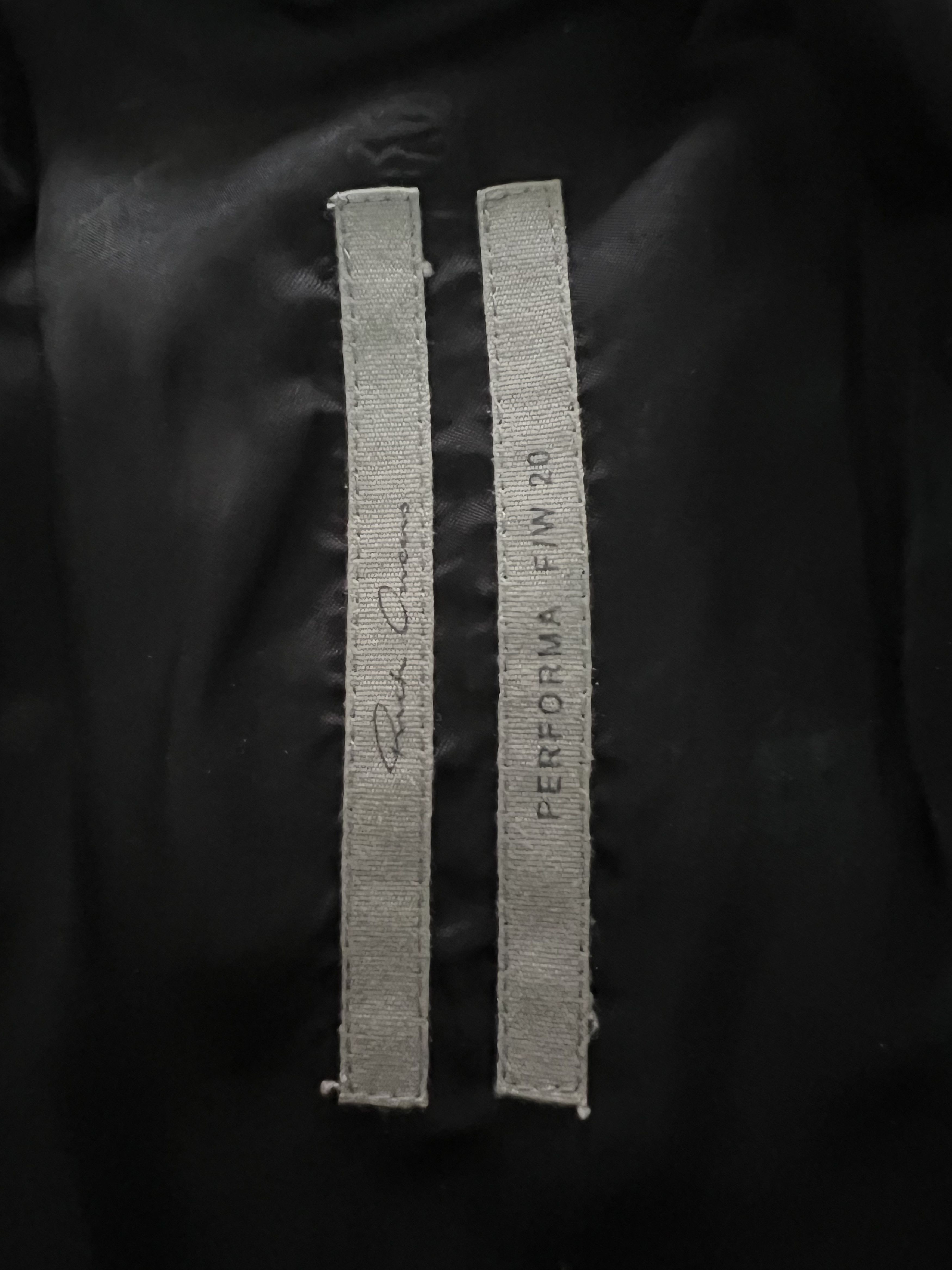 Rick Owens F/W 20 "PERFORMA" Asymmetrical Leather Biker Jacket Size US M / EU 48-50 / 2 - 14 Thumbnail
