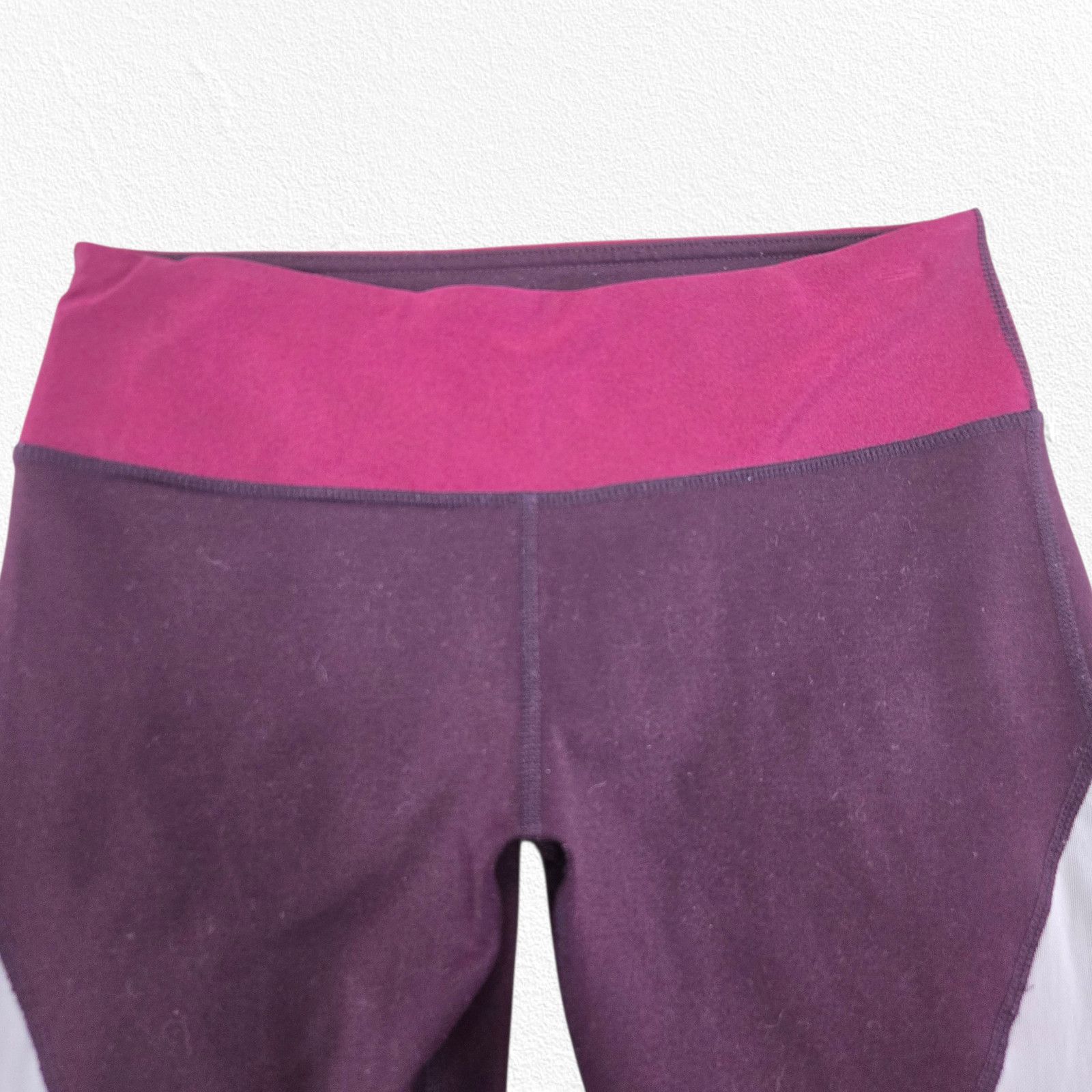 Fabletics Brogan Salar Plum Wine Mesh 7/8 Active Leggings Size XS Size 26" / US 2 / IT 38 - 5 Thumbnail