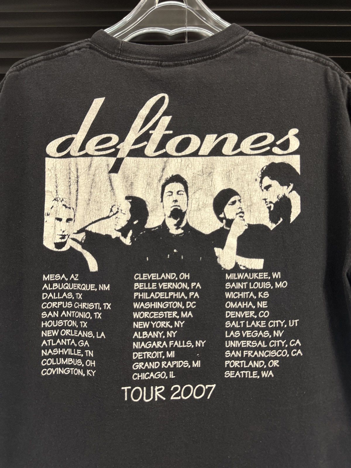Band Tees Vintage Deftones 2007 Tour Parking Lot Tee Grail Size US L / EU 52-54 / 3 - 4 Thumbnail
