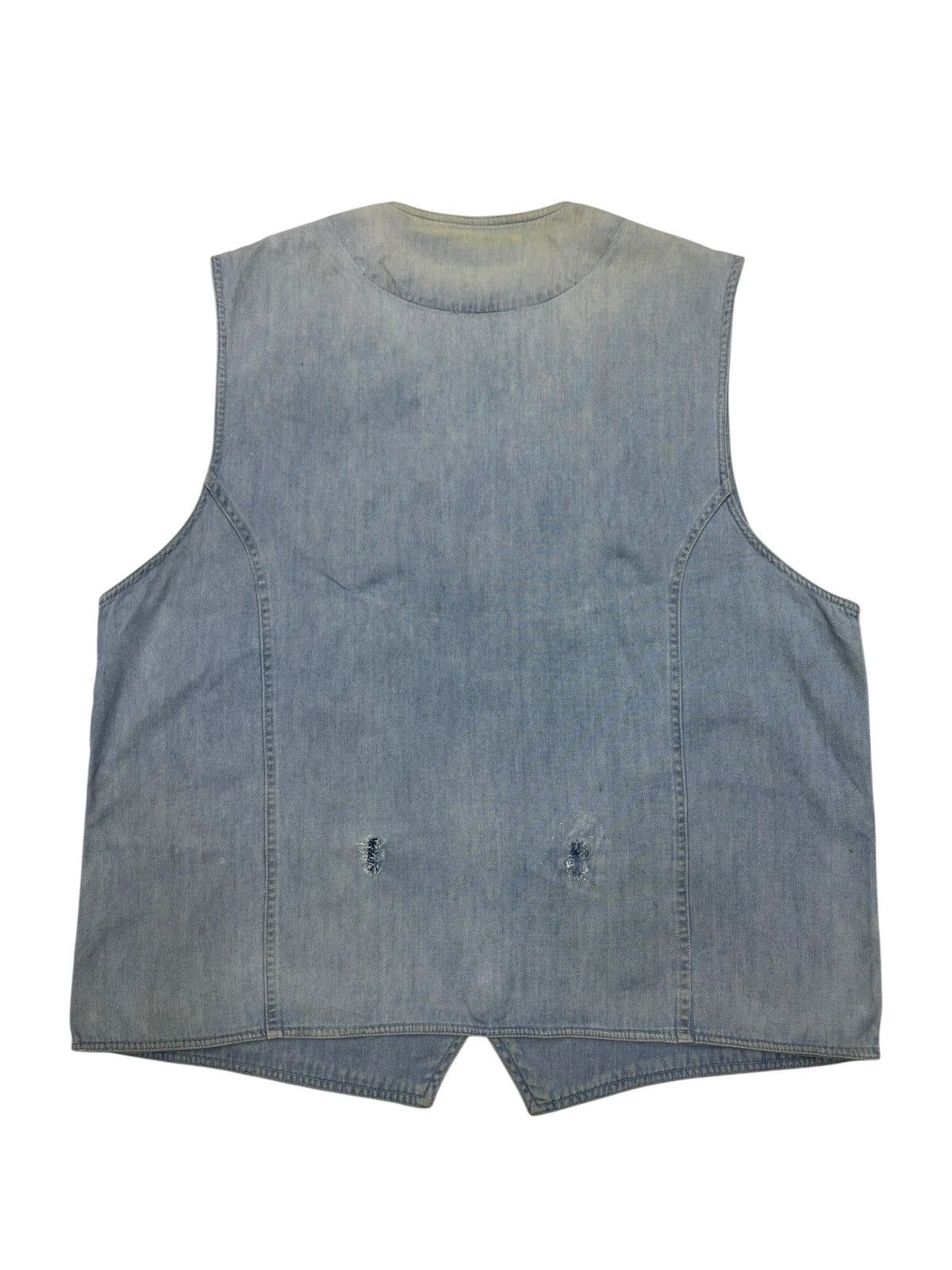 Jean Charles De Castelbajac Jeans Louis Fradet Denim Vest Size US M / EU 48-50 / 2 - 7 Thumbnail