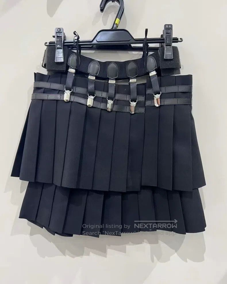 Comme Des Garcons size L Clip Pleated Skirt