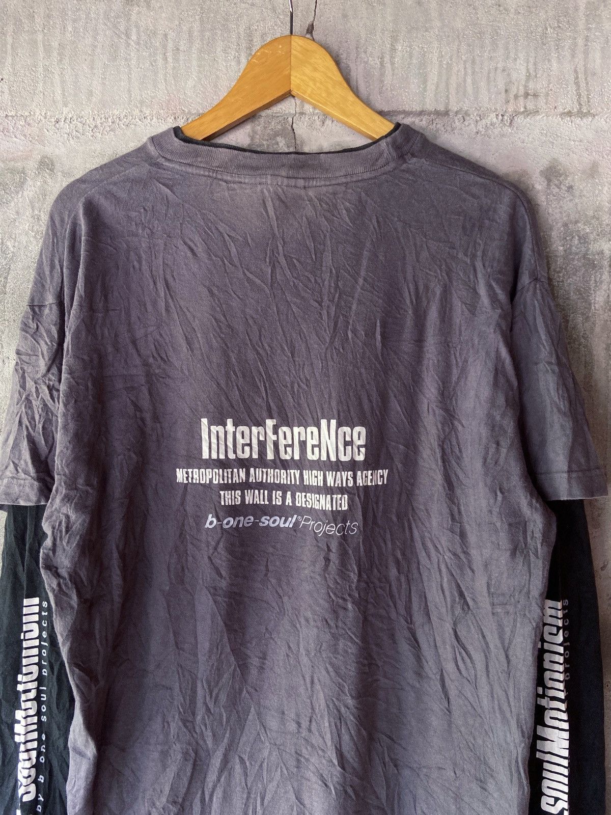 Japanese Brand DOUBLE LAYER SUBLIMINAL SELF EXPRESSION LONG SLEEVE Size US L / EU 52-54 / 3 - 16 Thumbnail