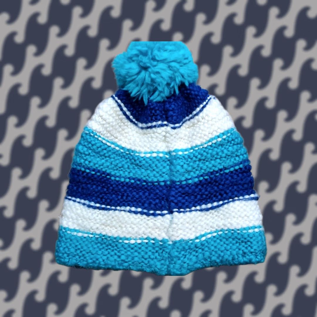 Rossignol Rossignol Beanie Hat One Size Pom Pom Lined Striped Knit Outdoor Winter Warm Ski Unisex Adults Mens Womens Size ONE SIZE - 1 Thumbnail