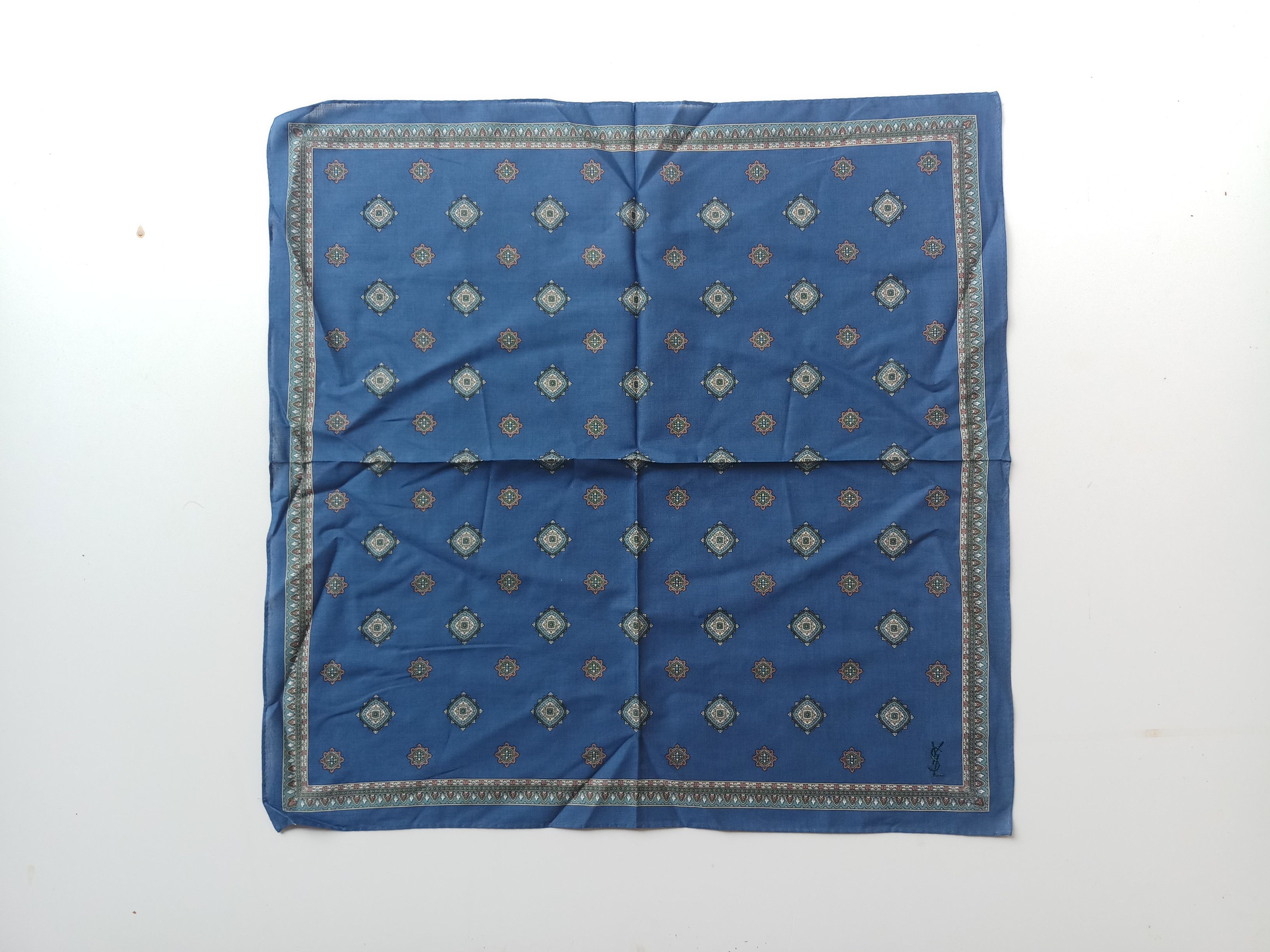 Yves Saint Laurent Yves saint laurent handkerchief cotton 100% Bandana Size ONE SIZE - 3 Thumbnail