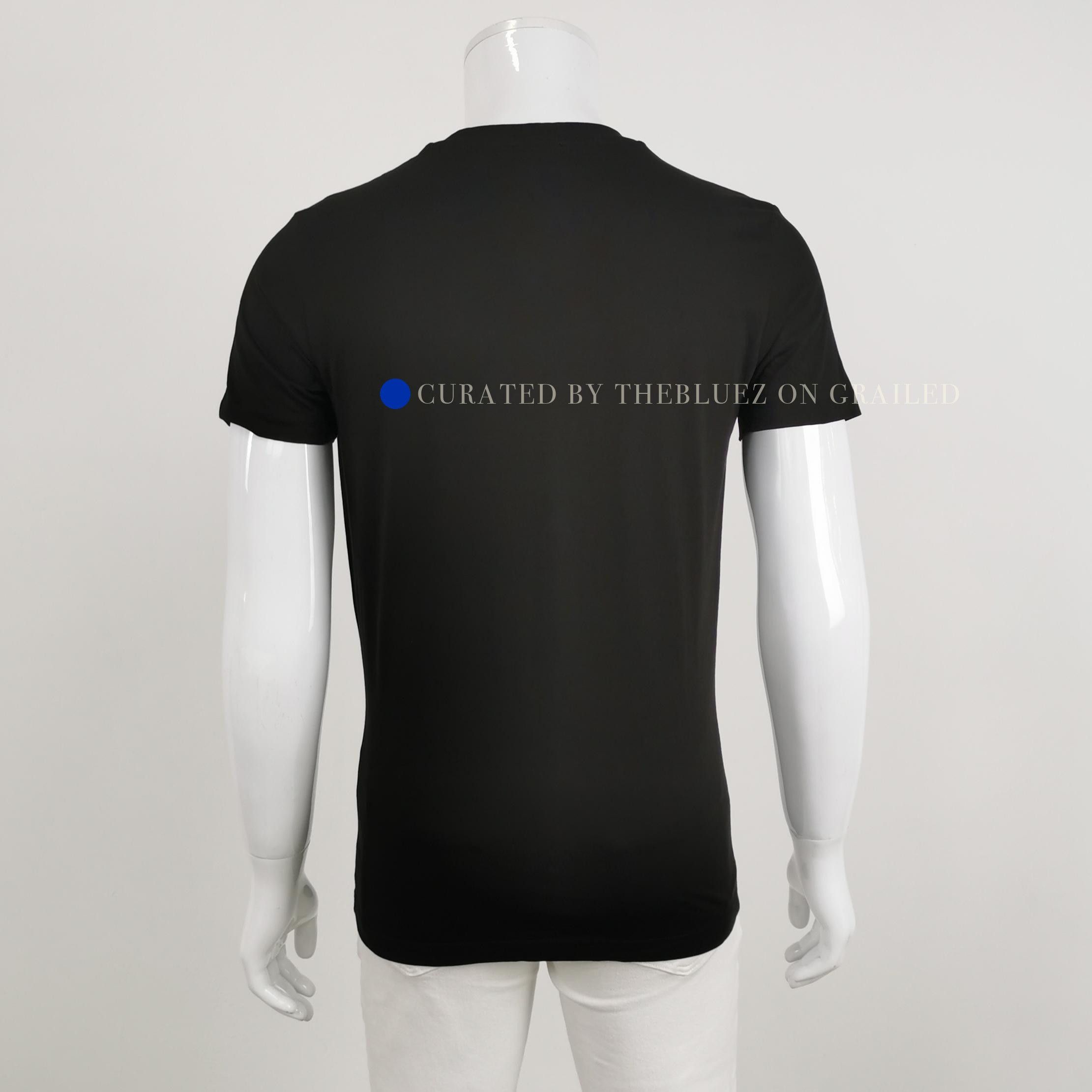 Diesel Black Logo Flock Print T-Shirt in Size S Size US S / EU 44-46 / 1 - 1 Thumbnail