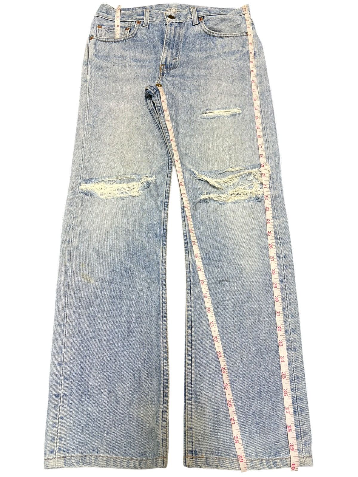 Levi's Vintage 90s Levis 505 Faded Wash Distressed Jeans Size US 30 / EU 46 - 7 Thumbnail
