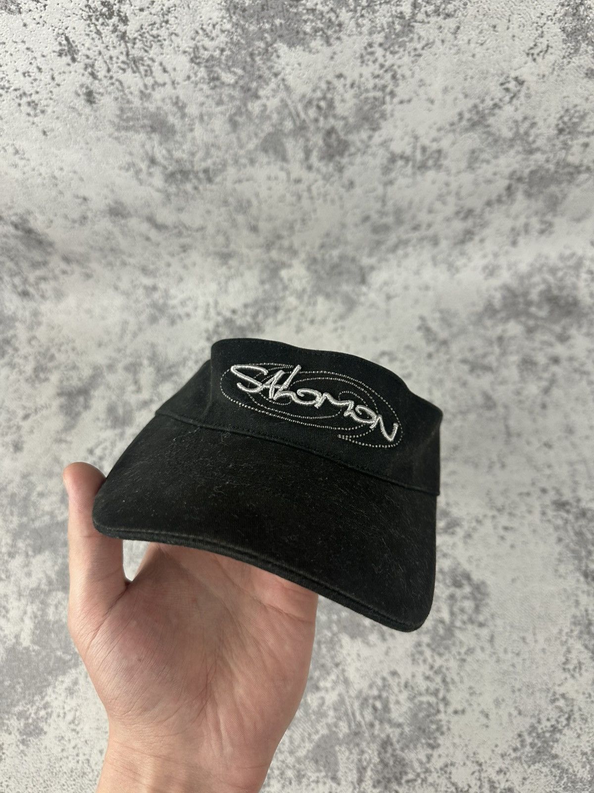 Salomon Y2K Salomon Black Embroidered Logo Visor Cap Size ONE SIZE - 2 Thumbnail