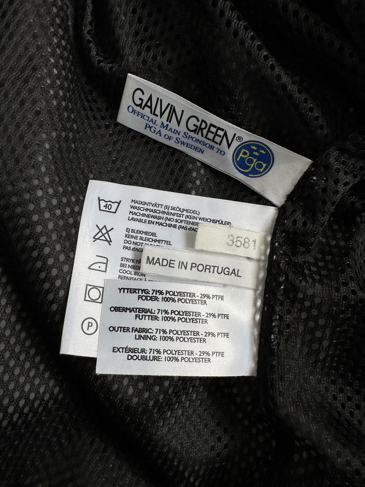Galvin Green Vintage GALVIN GREEN Gore-Tex Golf Waterproof Shell Jacket Size US M / EU 48-50 / 2 - 14 Thumbnail