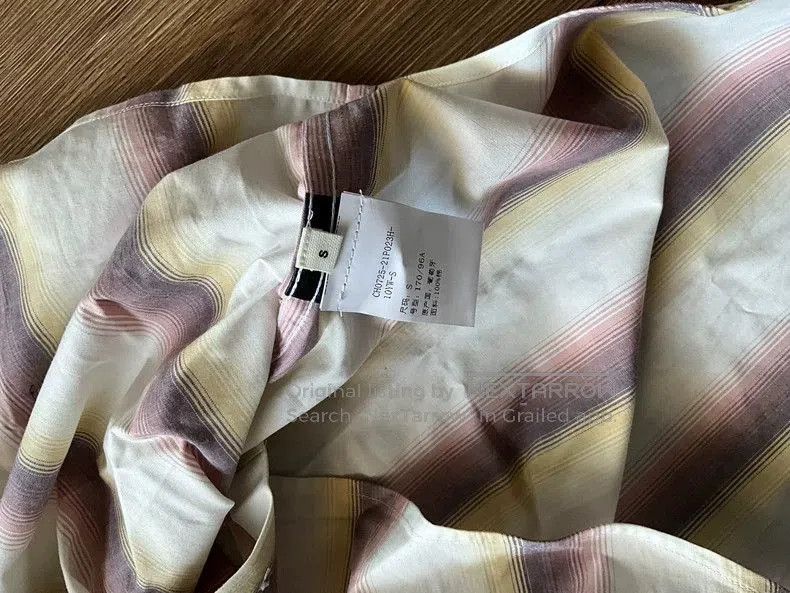 Isabel Marant Isabel Marant Men's Striped Cotton Shirt. Size US S / EU 44-46 / 1 - 6 Thumbnail