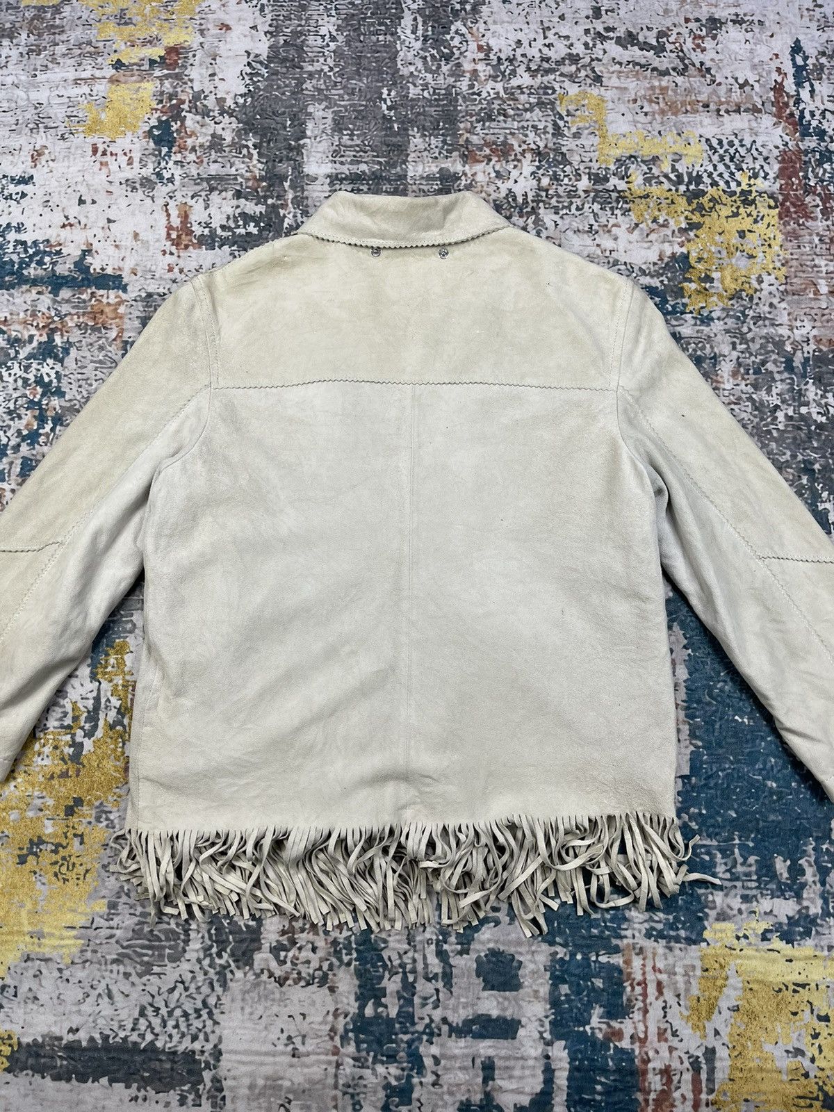 Diesel Diesel Goat Skin Suede Western Fringe Jackets Size M / US 6-8 / IT 42-44 - 5 Thumbnail