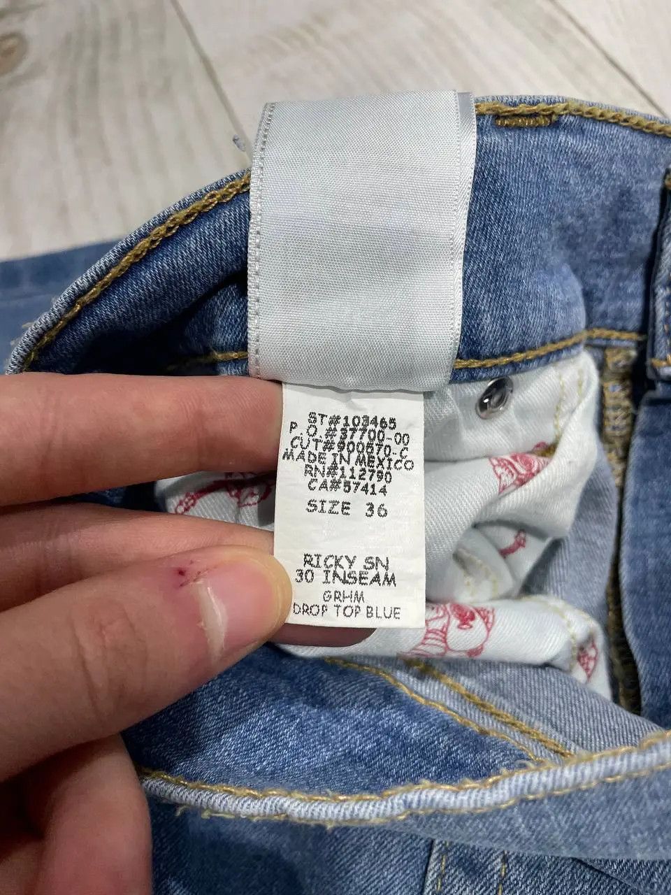 True Religion Vintage True Religion Ricky SN Jeans Denim straight Y2K Size US 36 / EU 52 - 13 Thumbnail