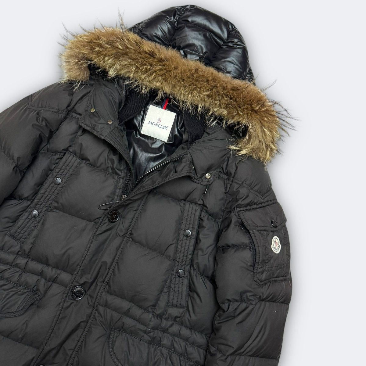 Moncler Moncler GABRIEL men’s fur parka Size US M / EU 48-50 / 2 - 2 Thumbnail