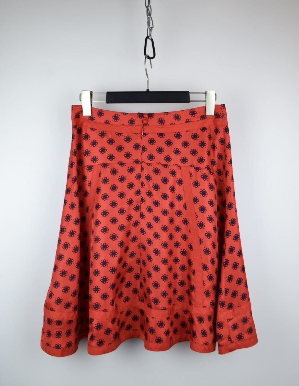 Marc Jacobs × Vintage Marc Jacobs Skirt 100% Silk Red Size 4 Size 25" / US 0 / IT 36 - 4 Thumbnail