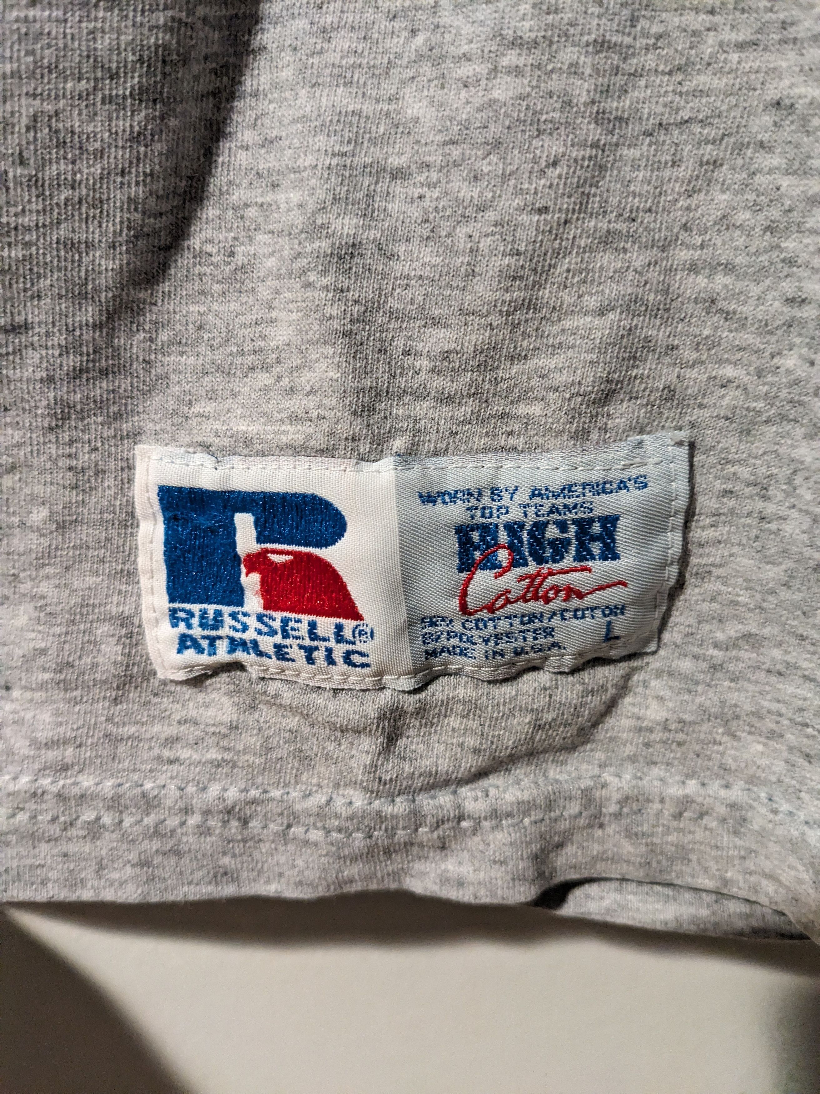 Russell Athletic × Vintage Vintage 90s Penn State University Turtle Neck Long-Sleeve Size US L / EU 52-54 / 3 - 3 Thumbnail