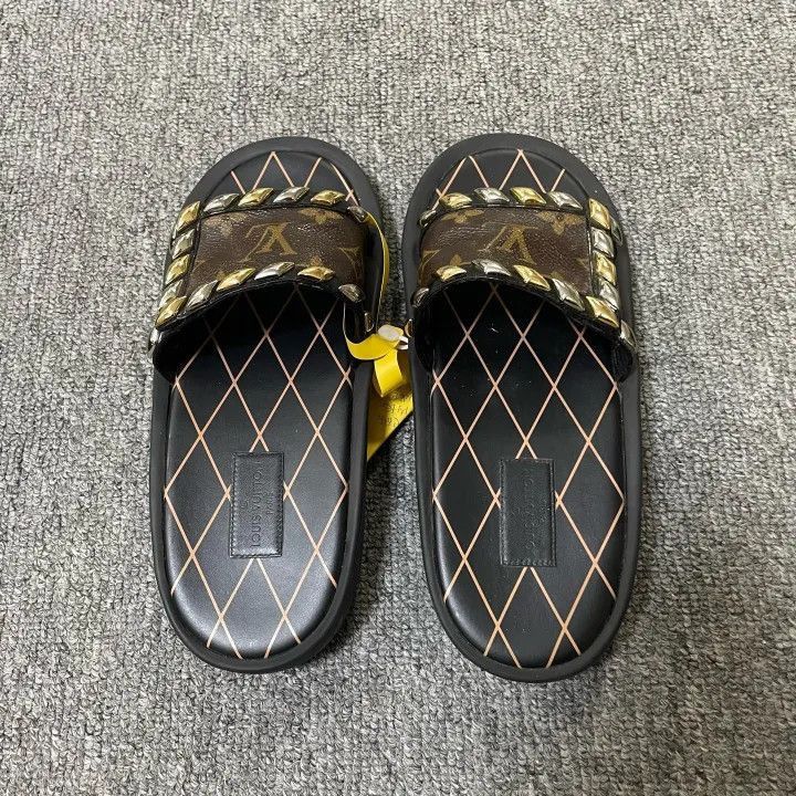 Louis Vuitton Louis Vuitton Monogram Flat Slide Sandals for Women -2508 Size US 5 / IT 35 - 3 Thumbnail