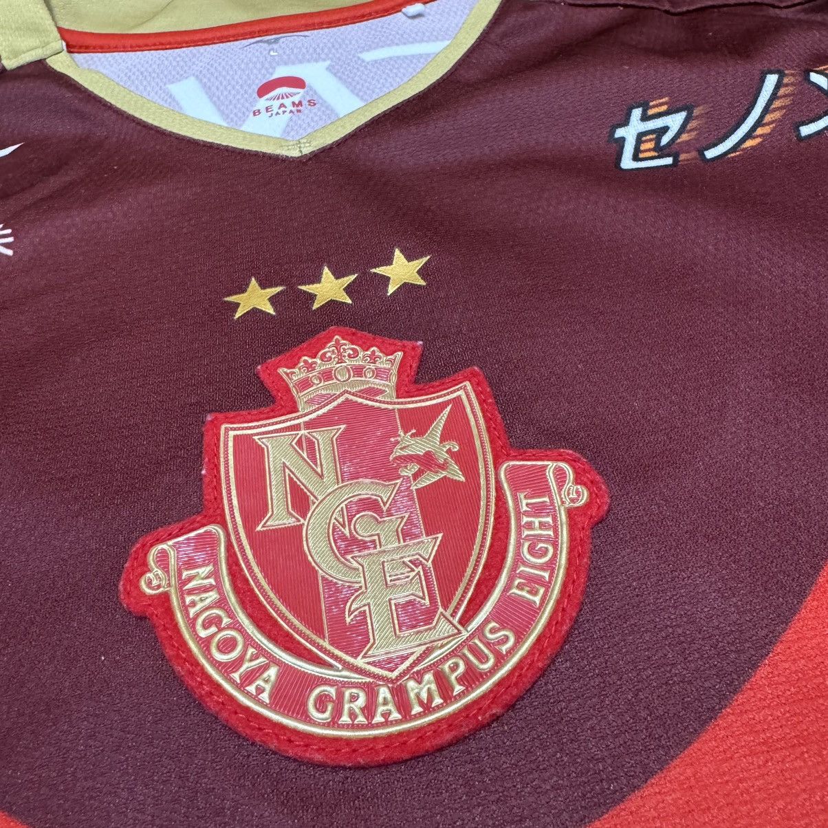 Mizuno Nagoya Grampus Eight 2019 special editon shirt #7 Jo Size US L / EU 52-54 / 3 - 5 Thumbnail