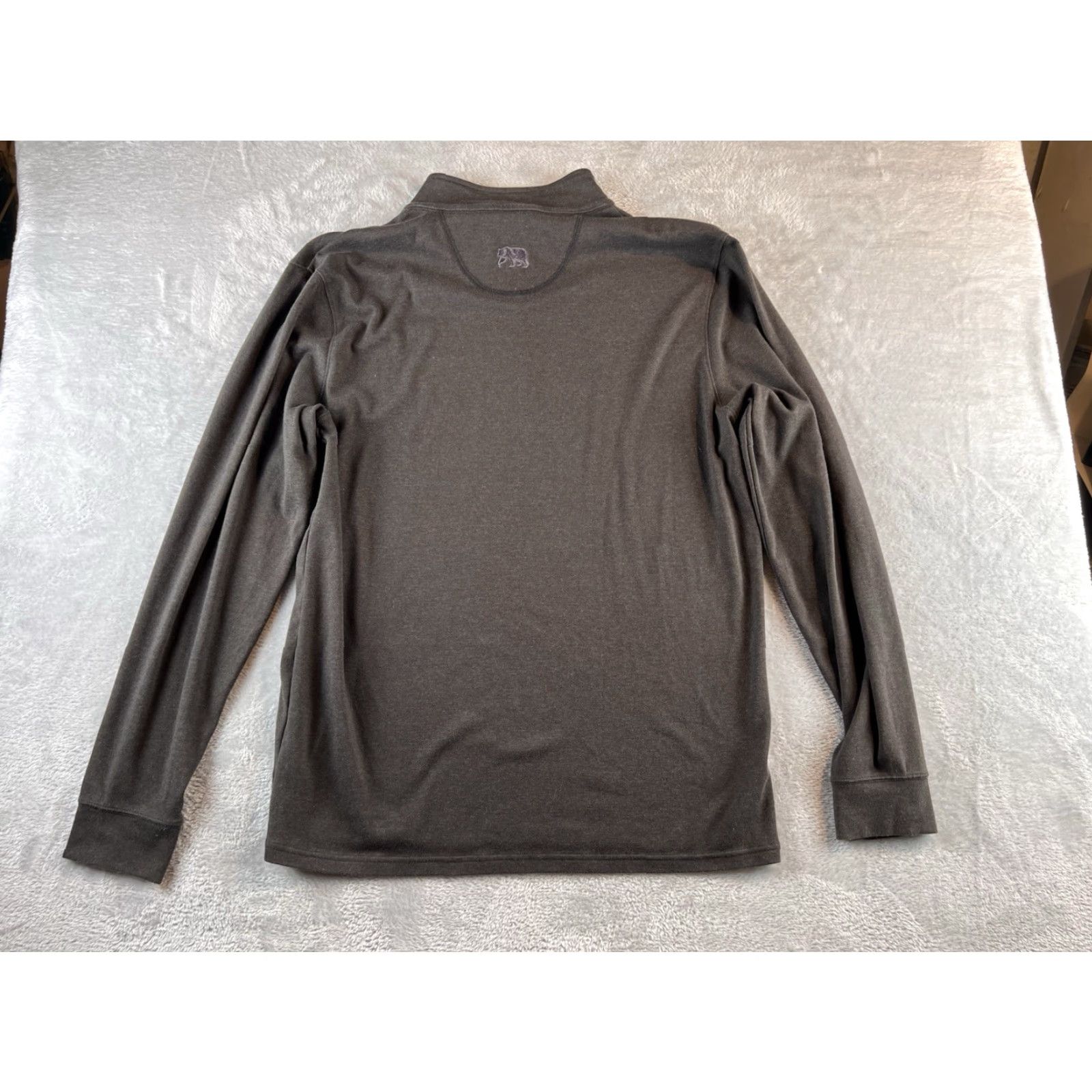 J Brand The Normal Brand Pullover Mens XLT Quarter Zip Bear Long Sleeve Casual Preppy Shirt Size US XL / EU 56 / 4 - 2 Thumbnail