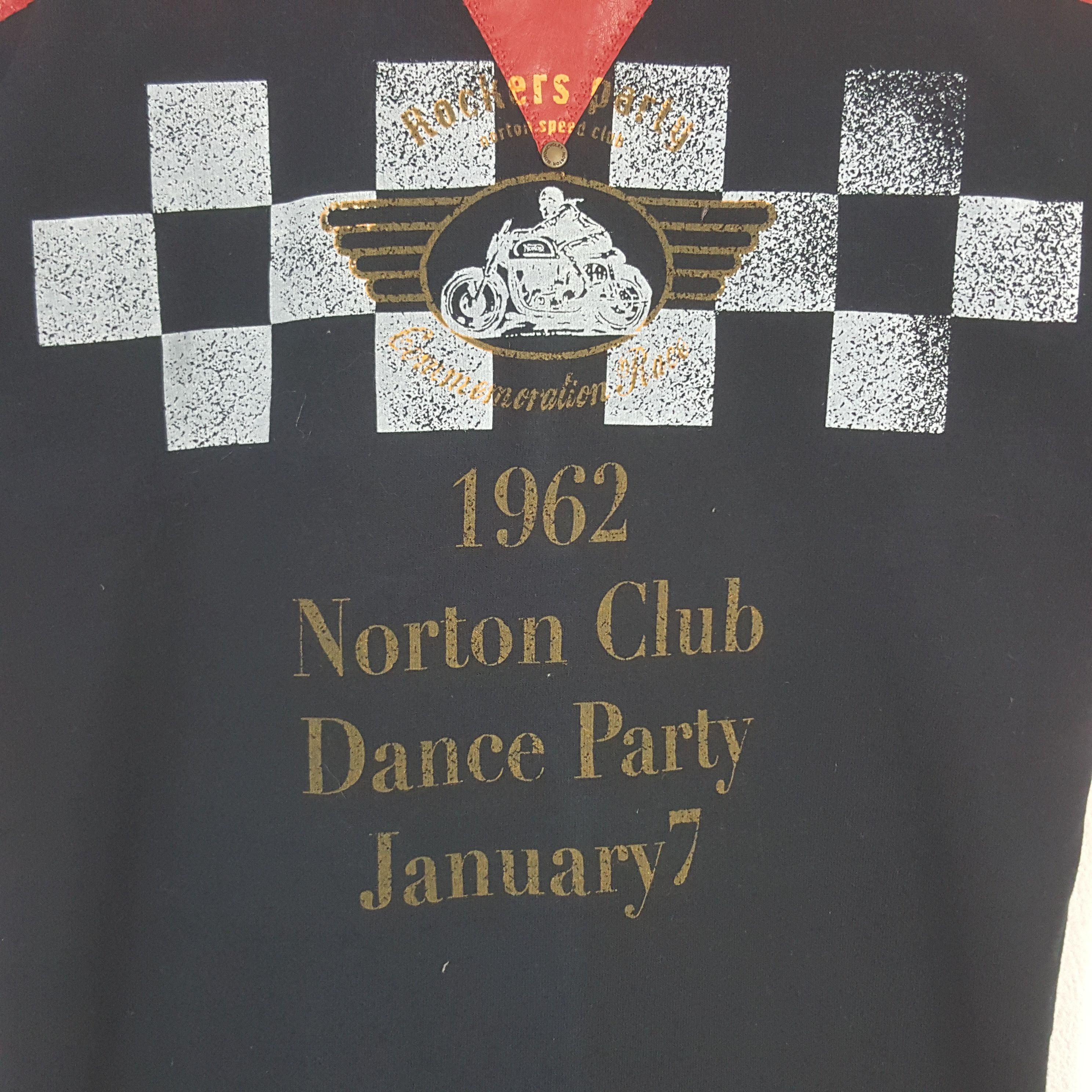 Norton × Vintage Vintage Nonton Fire Style Tshirt Size US M / EU 48-50 / 2 - 2 Thumbnail