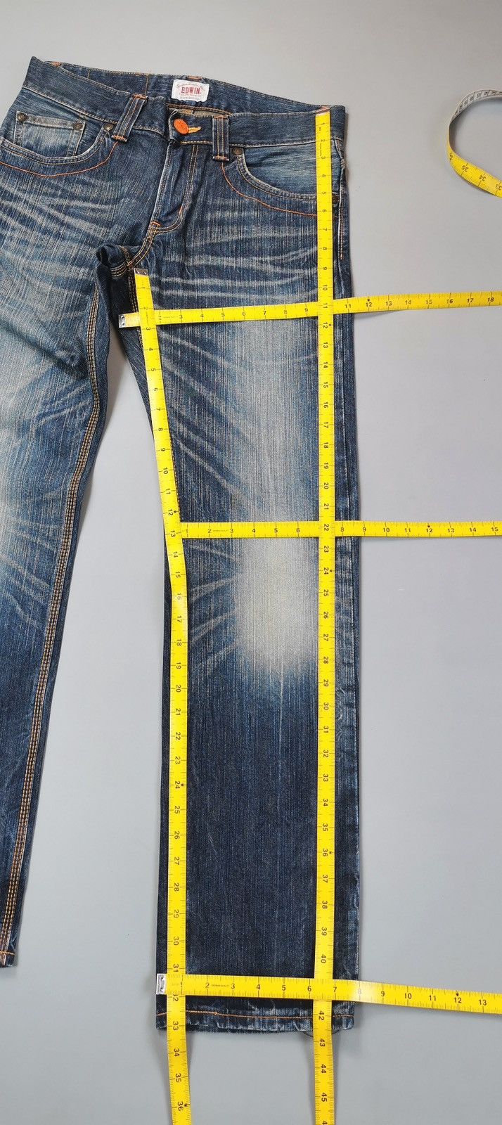 Edwin Edwin 403 XVS Jeans (LG77) Size US 32 / EU 48 - 10 Thumbnail