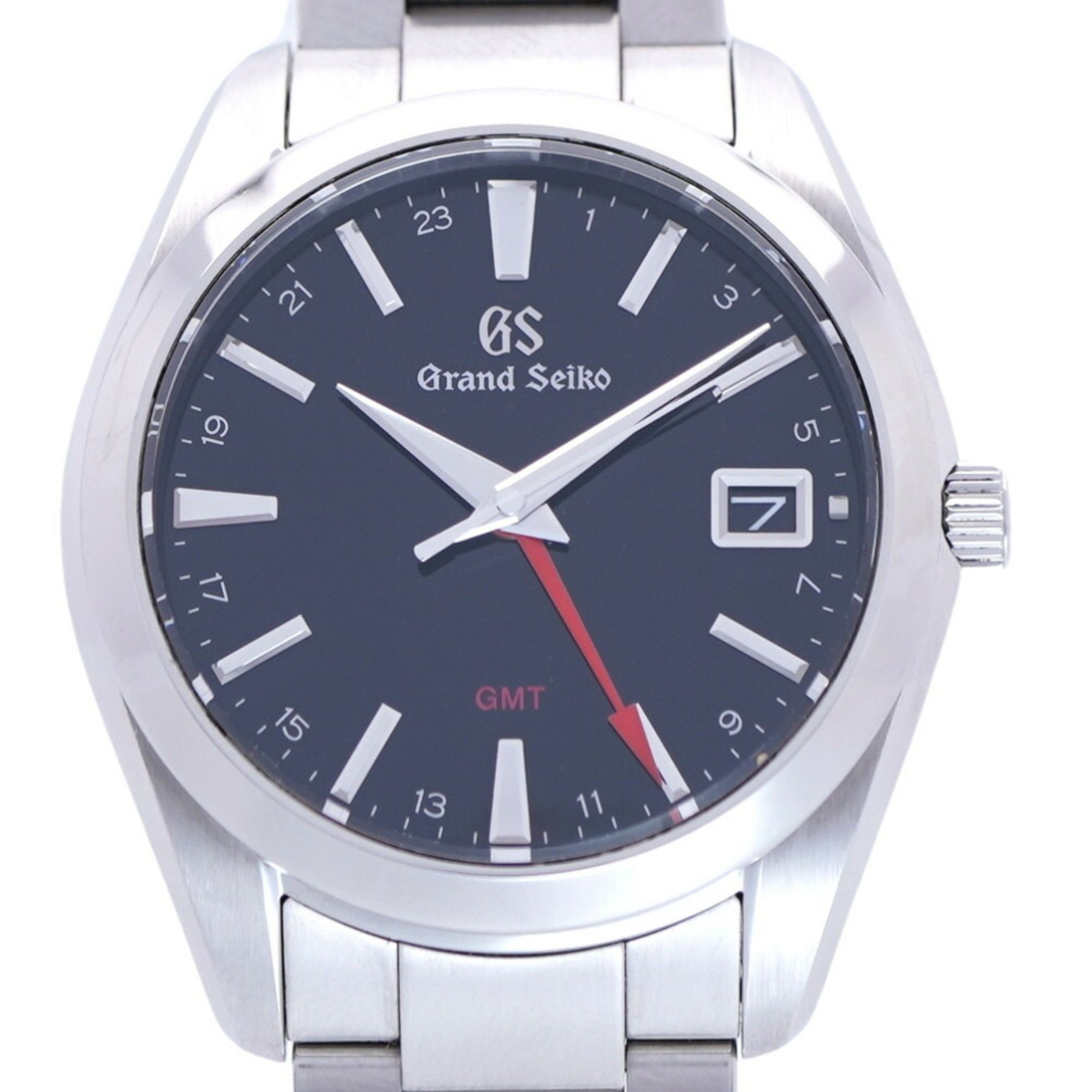 image of Seiko Grand Heritage Collection Gmt Sbgn in Silver, Women's