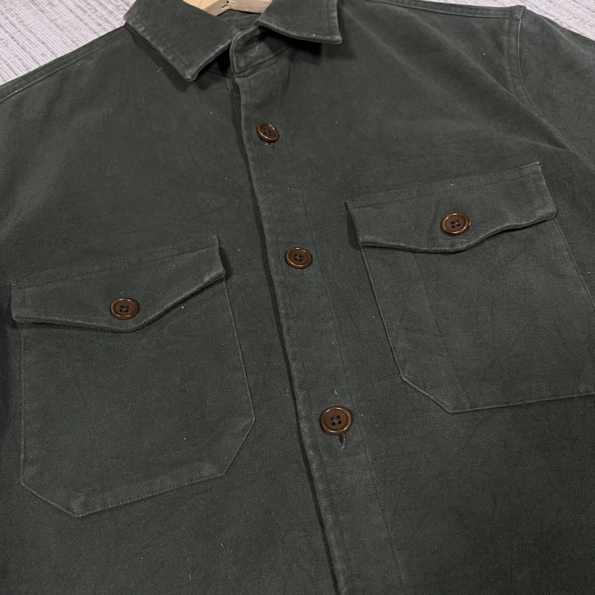 Banana Republic Banana Republic x Kevin Love Suede Shirt button up Size US M / EU 48-50 / 2 - 7 Thumbnail