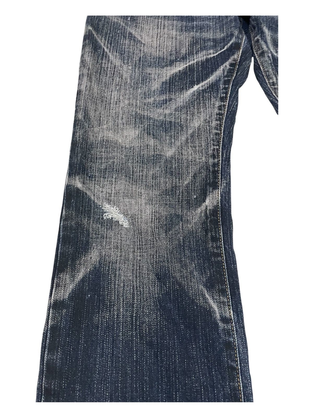 Tornado Mart Y2K Tornado Mart 🇯🇵 Beauty Wash Whiskers Stag Jeans Denim Size US 32 / EU 48 - 9 Thumbnail