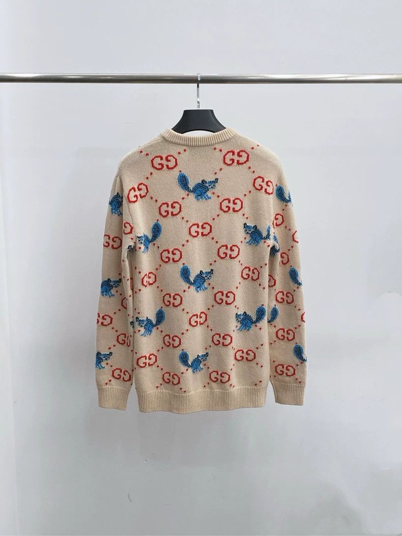 Gucci Gucci Freya Hartas Squirrel Printed Sweater-2506 Size US XS / EU 42 / 0 - 2 Thumbnail
