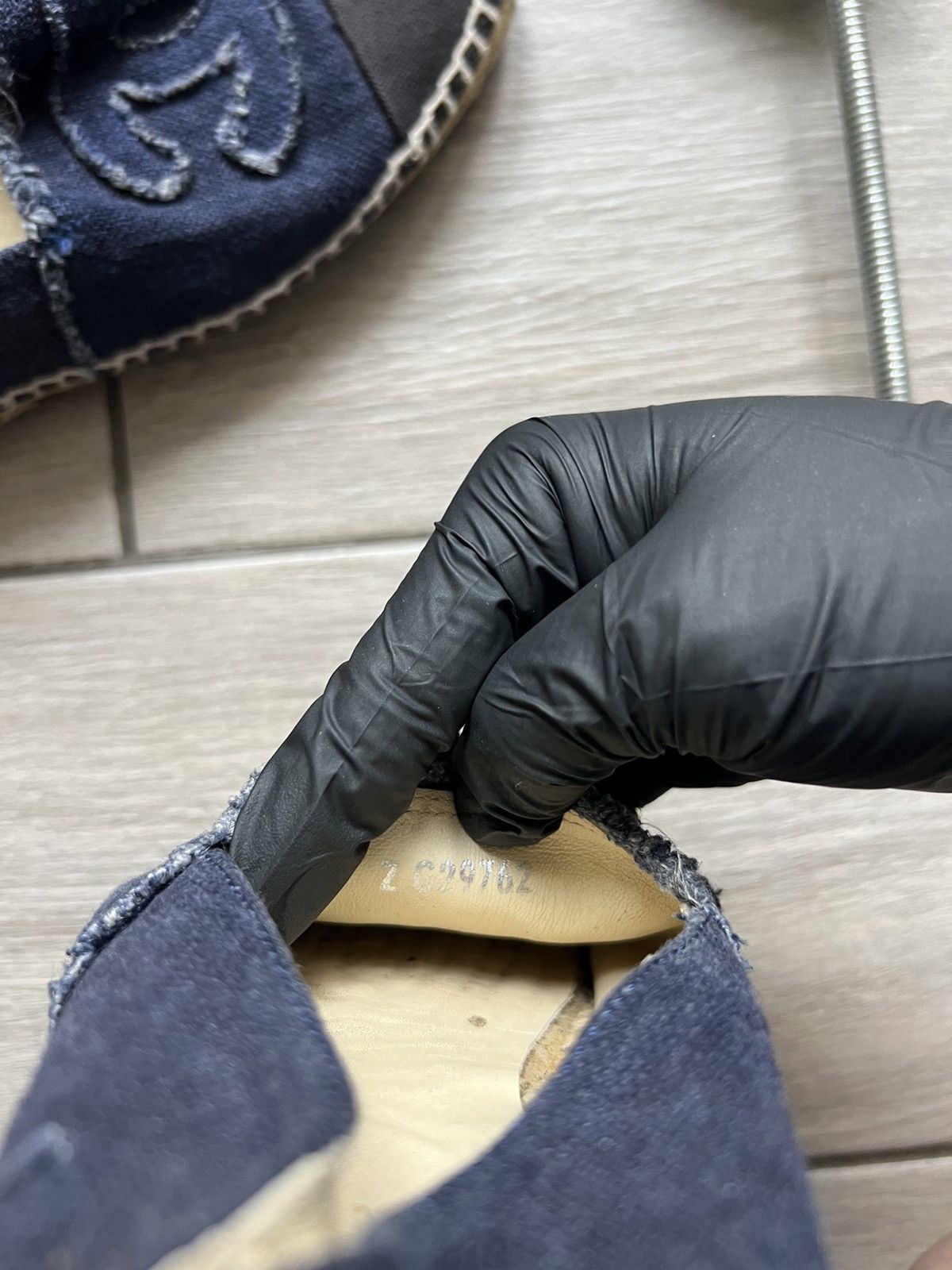 Chanel Chanel Navy Blue/Black Denim and Canvas Size US 6 / IT 36 - 16 Thumbnail