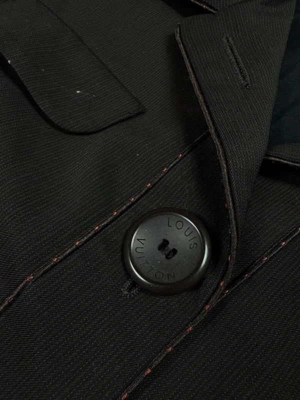 Louis Vuitton Vintage Louis Vuitton 46 Italy Brown LV XL Jacket Size XL / US 12-14 / IT 48-50 - 5 Thumbnail