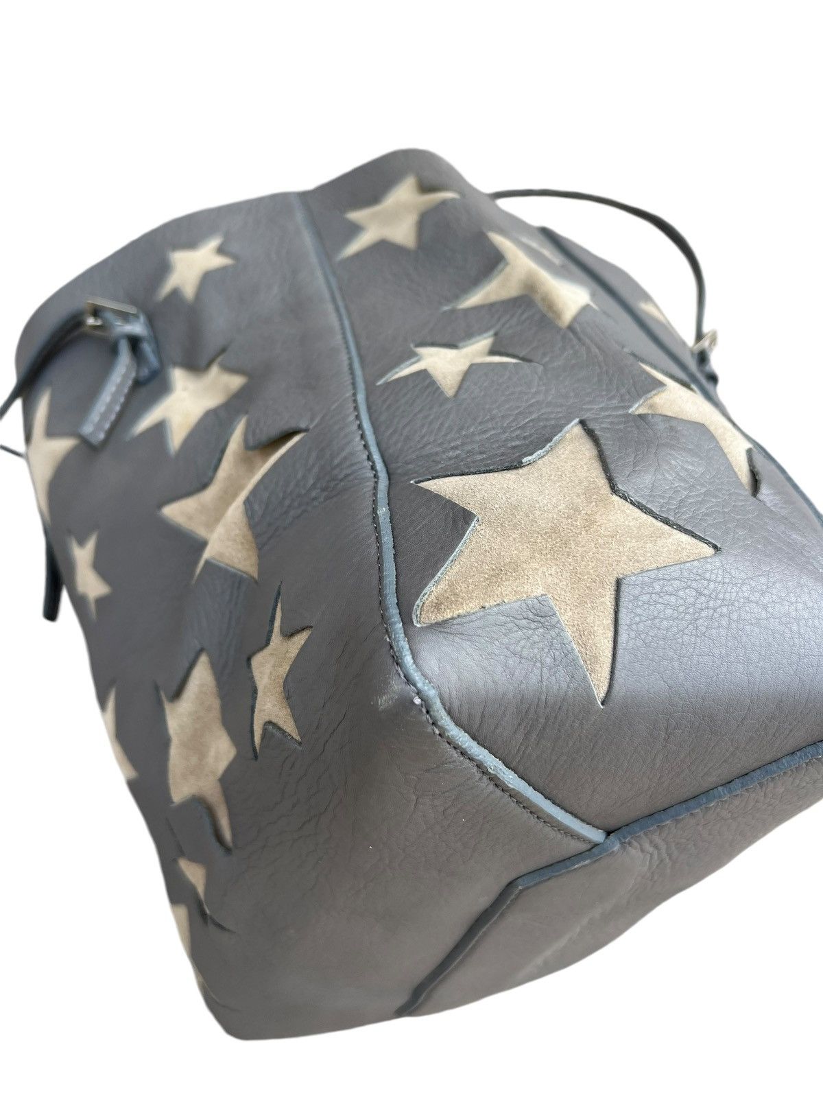 Leather Handmade Amantes Amentes Stars Patina Leather Tote Bag Size ONE SIZE - 14 Thumbnail