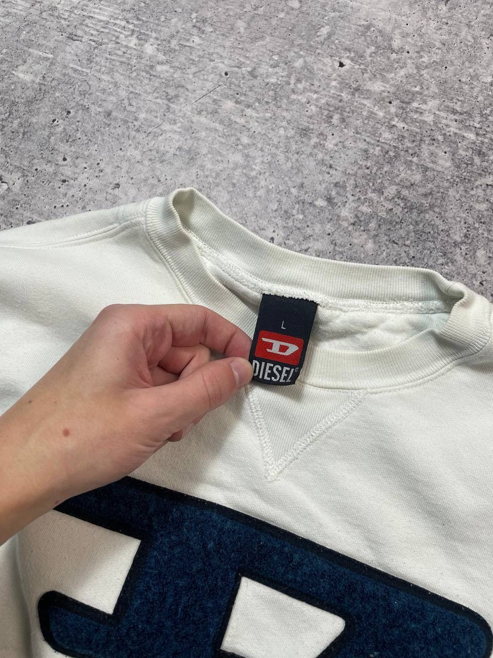 Diesel Vintage Diesel Big Logo Sweatshirt Y2K Size US L / EU 52-54 / 3 - 8 Thumbnail