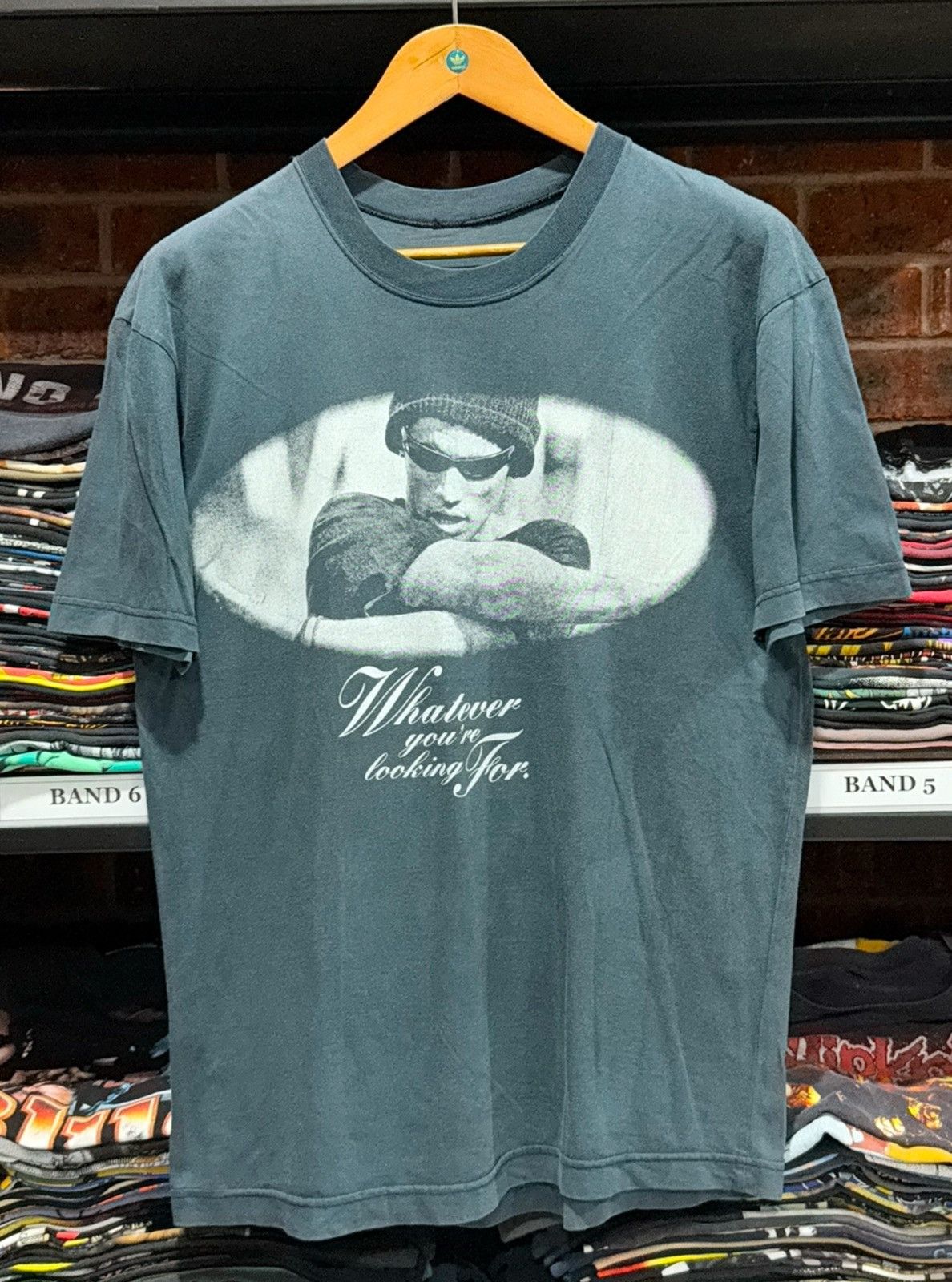 NBA Thrashed Vintage 90s Dennis Rodman Promo Ray Ban Grunge T Size US L / EU 52-54 / 3 - 1 Thumbnail