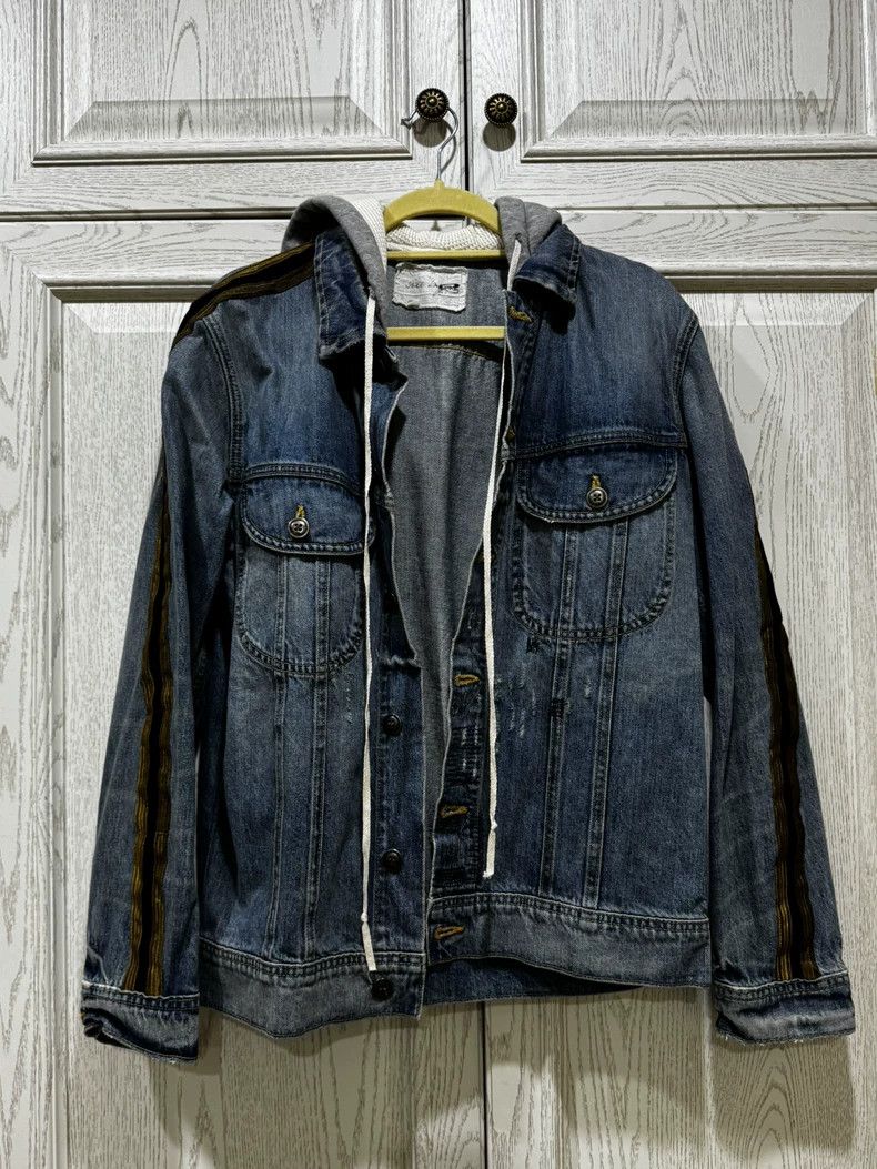 Greg Lauren Greg Lauren Denim Hooded Jacket 2504-Nextarrow Size US L / EU 52-54 / 3 - 1 Thumbnail