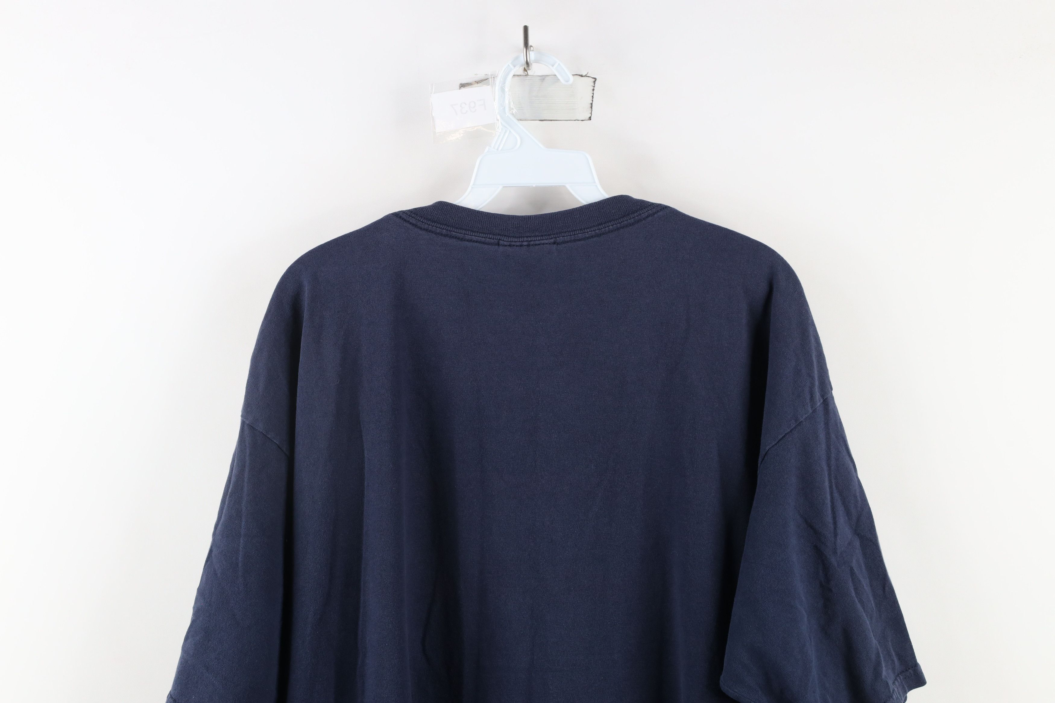 Vintage Vintage 90s Out Notre Dame University T-Shirt Blue Cotton Size US XL / EU 56 / 4 - 10 Thumbnail