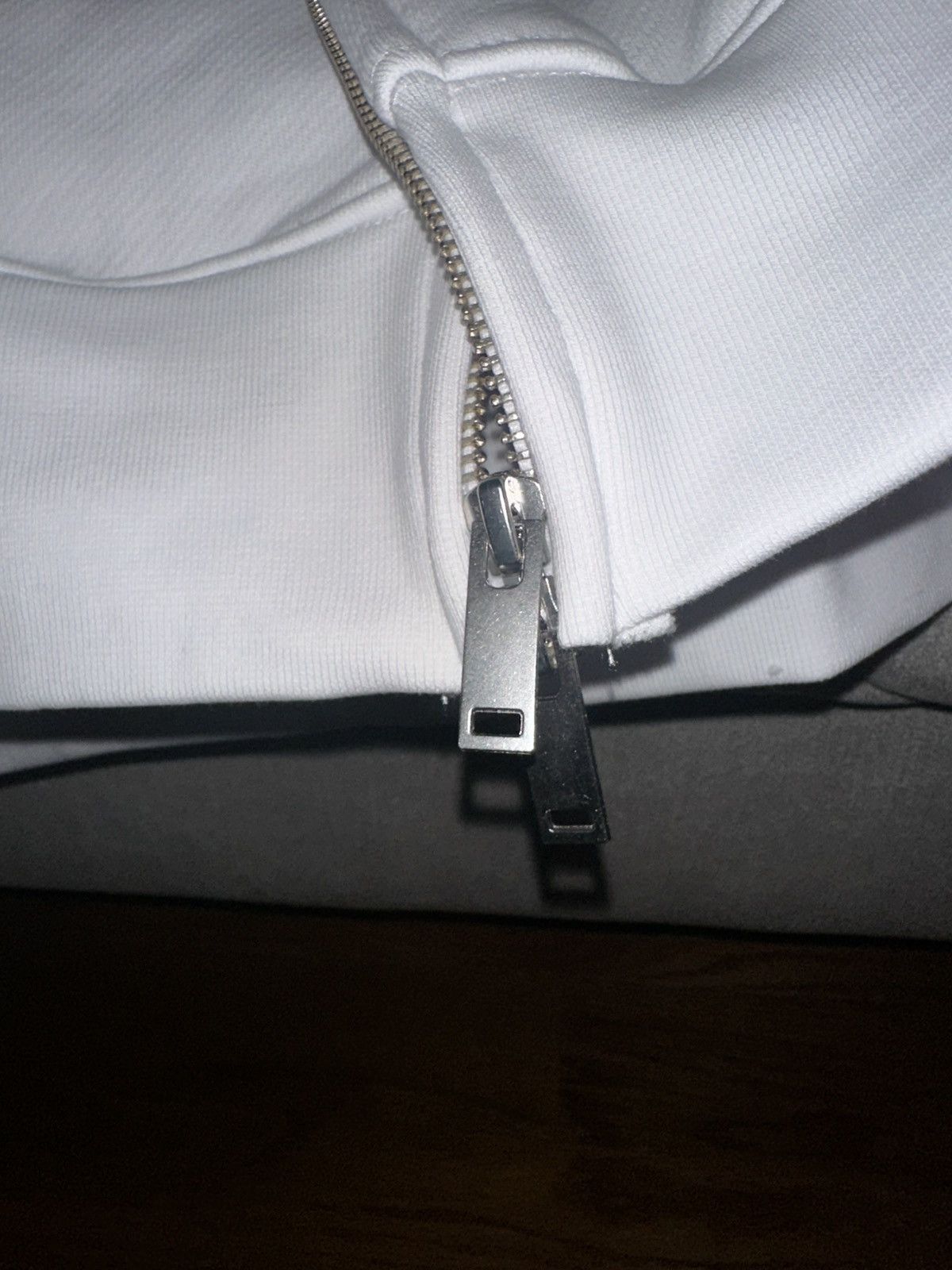 murd333r.fm MURD33R.FM PEACEMAKER WHITE ZIP UP HOODIE Size US XL / EU 56 / 4 - 6 Thumbnail