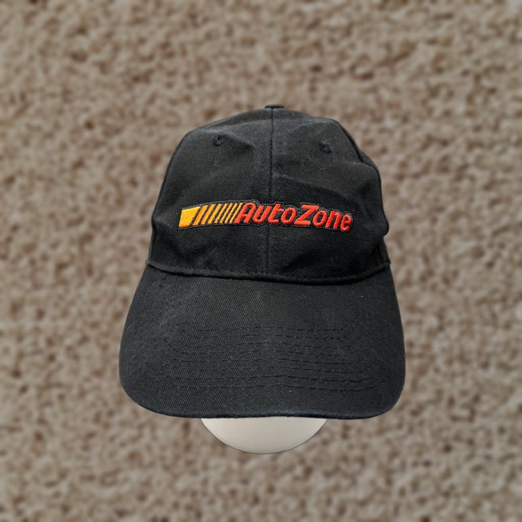 Vintage Autozone Hat Cap One Size Black 100% Cotton Twill Baseball Cap Adult Men's Adjustable Logo Cars Automotive Parts Vintage? No – not vintage. Size ONE SIZE - 1 Thumbnail
